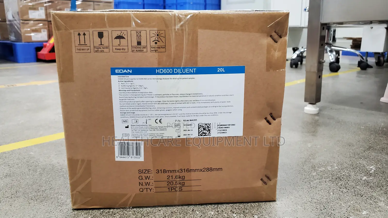 Edan HD600 Diluent