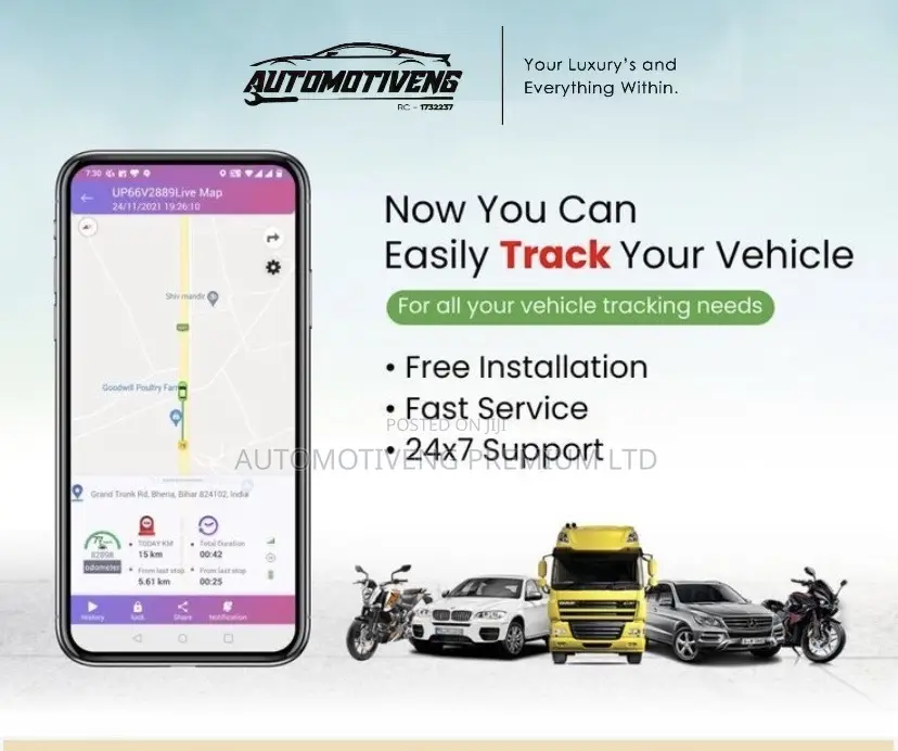 Quality Car Tracker Device With Mobile App Installation