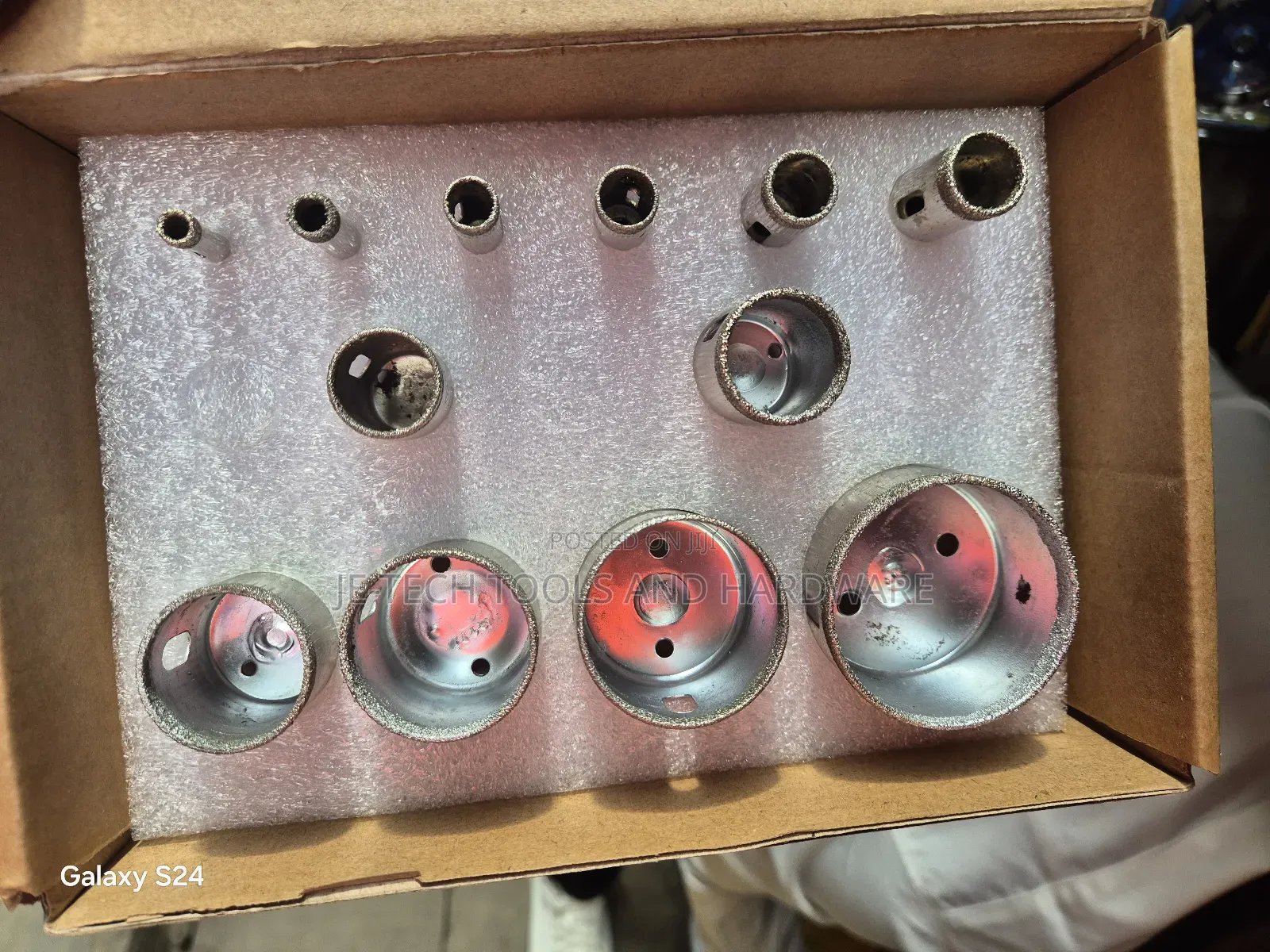 12pcs Diamond Hole Saw 3-50mm Set Tile Ceramic Marble