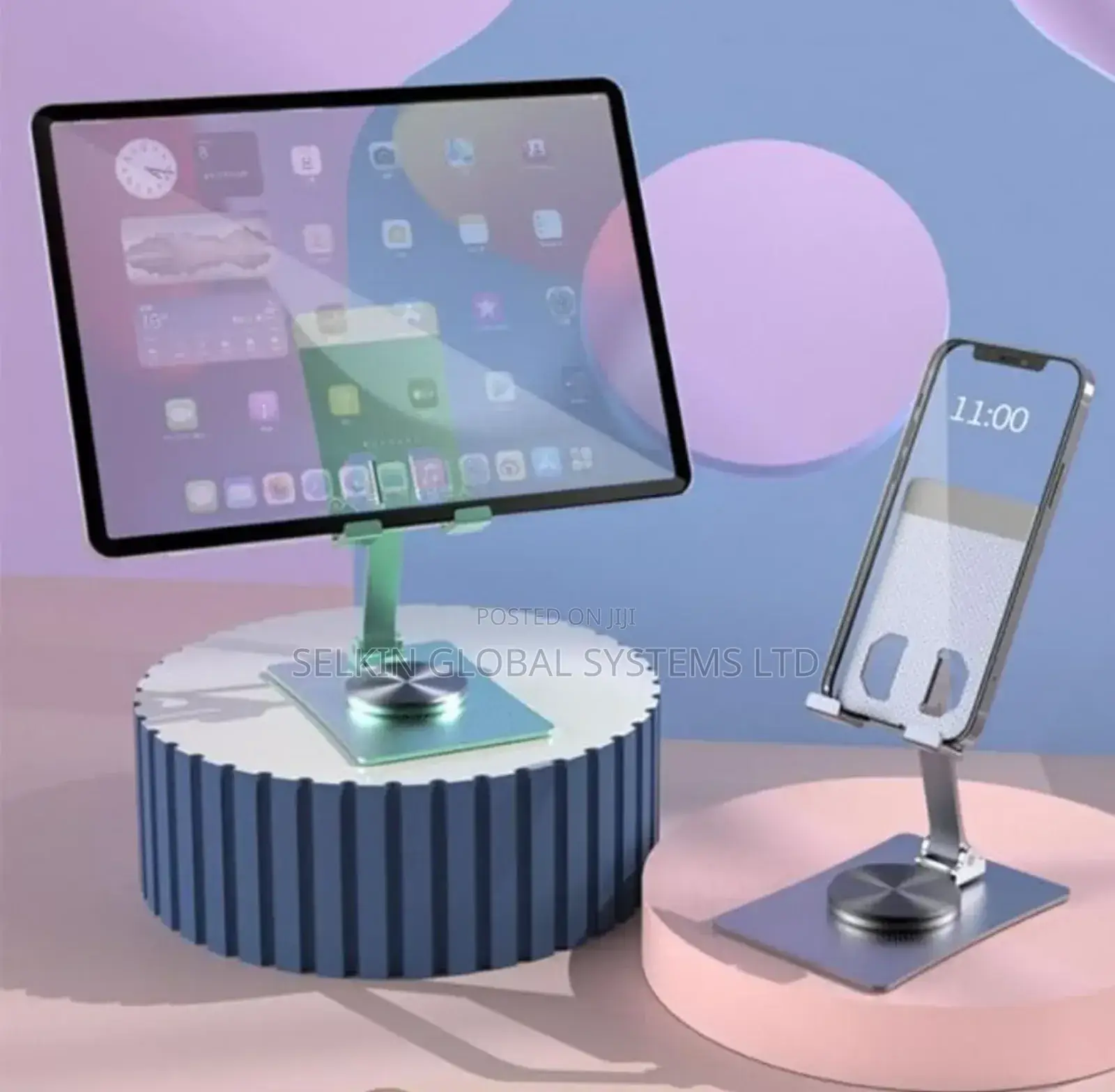 Aluminium Adjustable Rotating Universal Phone Holder