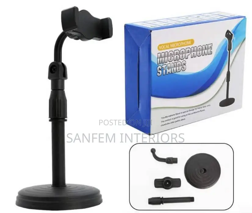 Phone And Microphone Stand