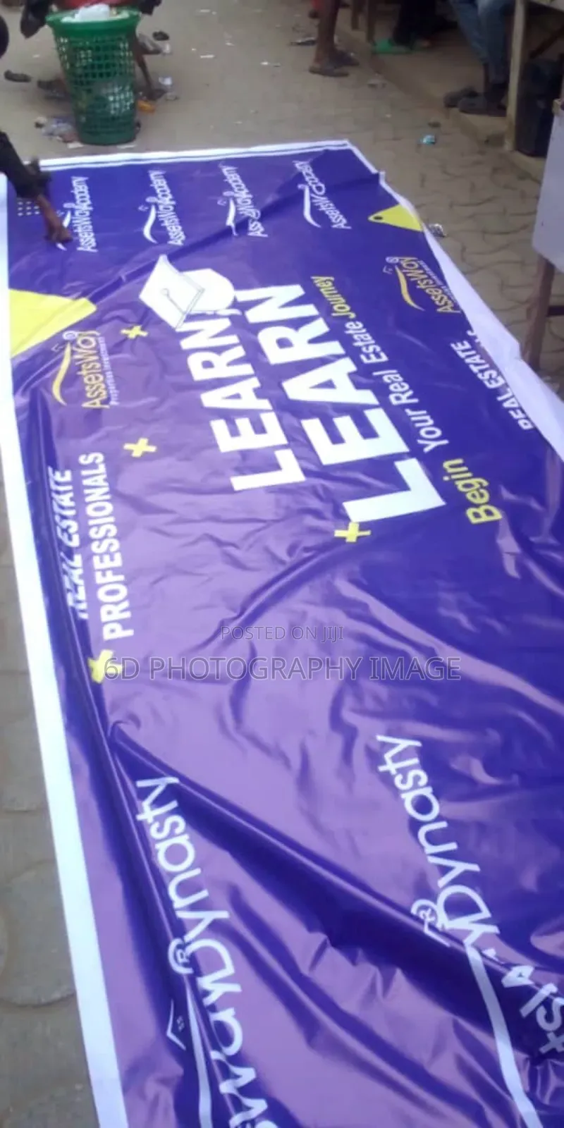 6 Feet by 16 Feet Banner