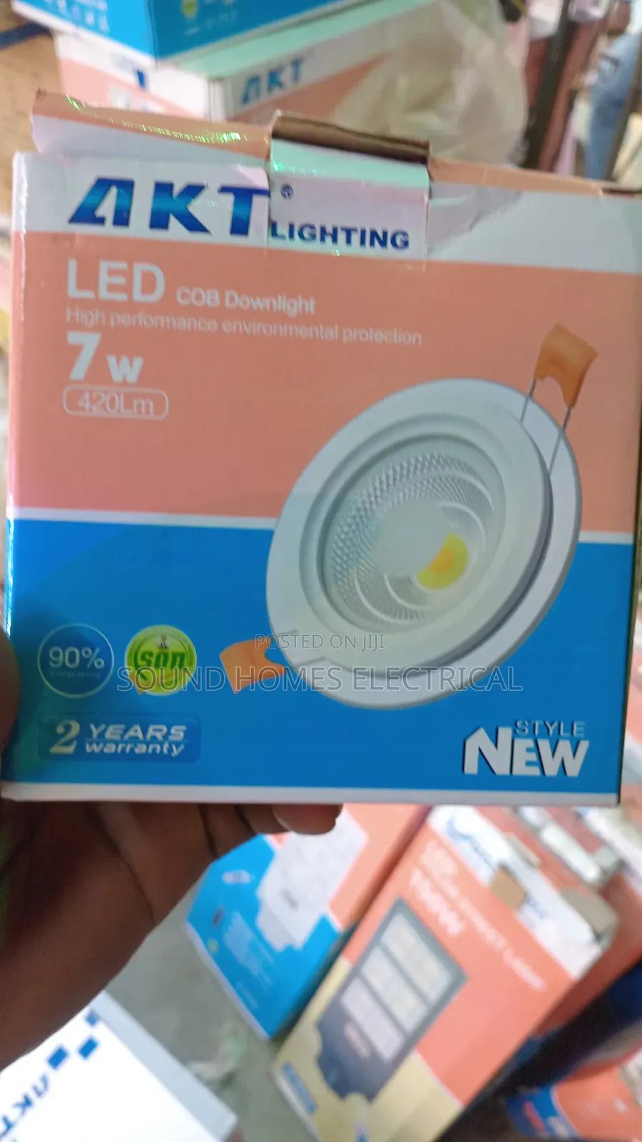 7w Akt Tricolor Spotlights