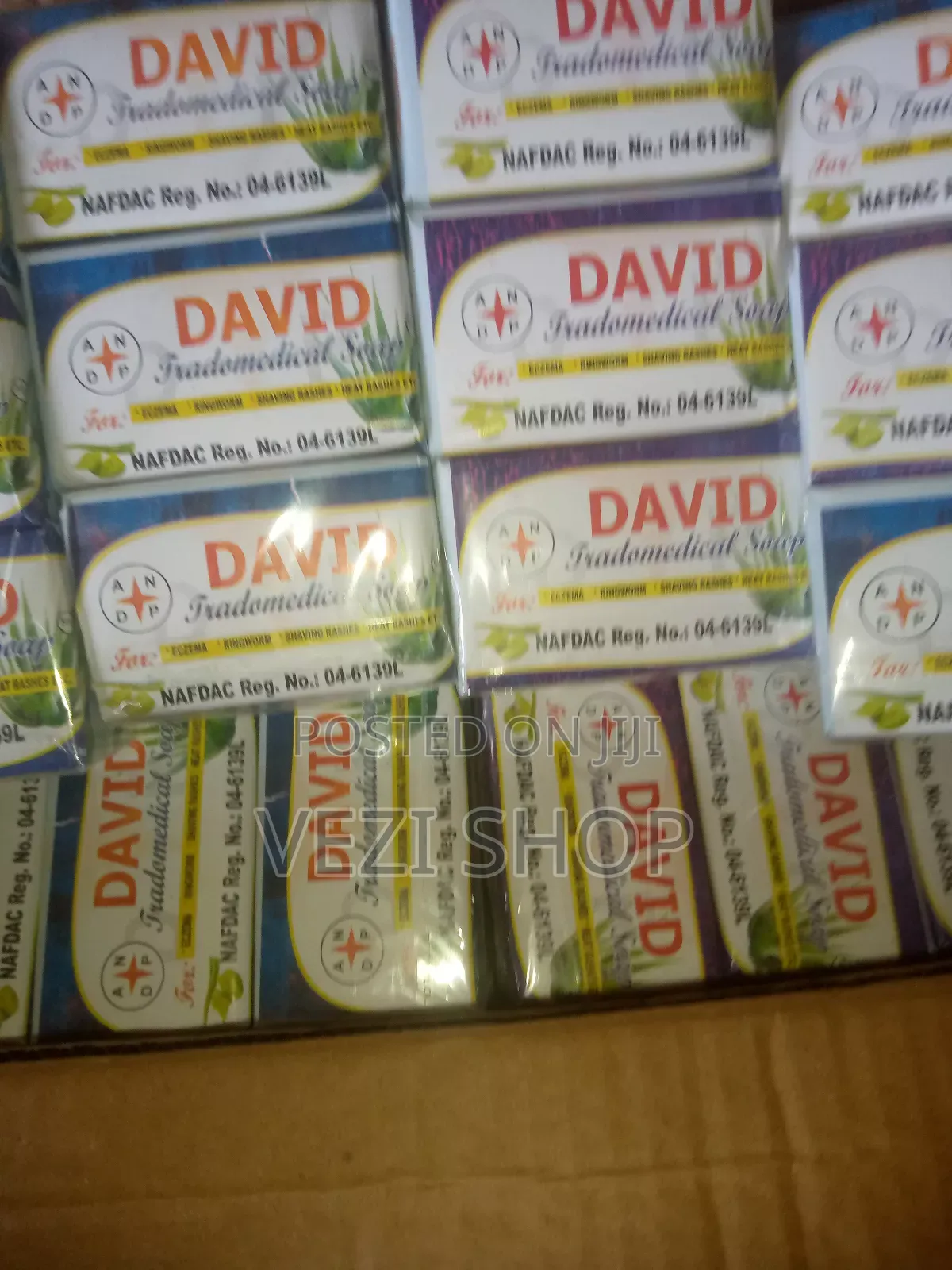 David Soap: Pack of 6pcsfor; Eczema, Ringworm,Shaving Rashes