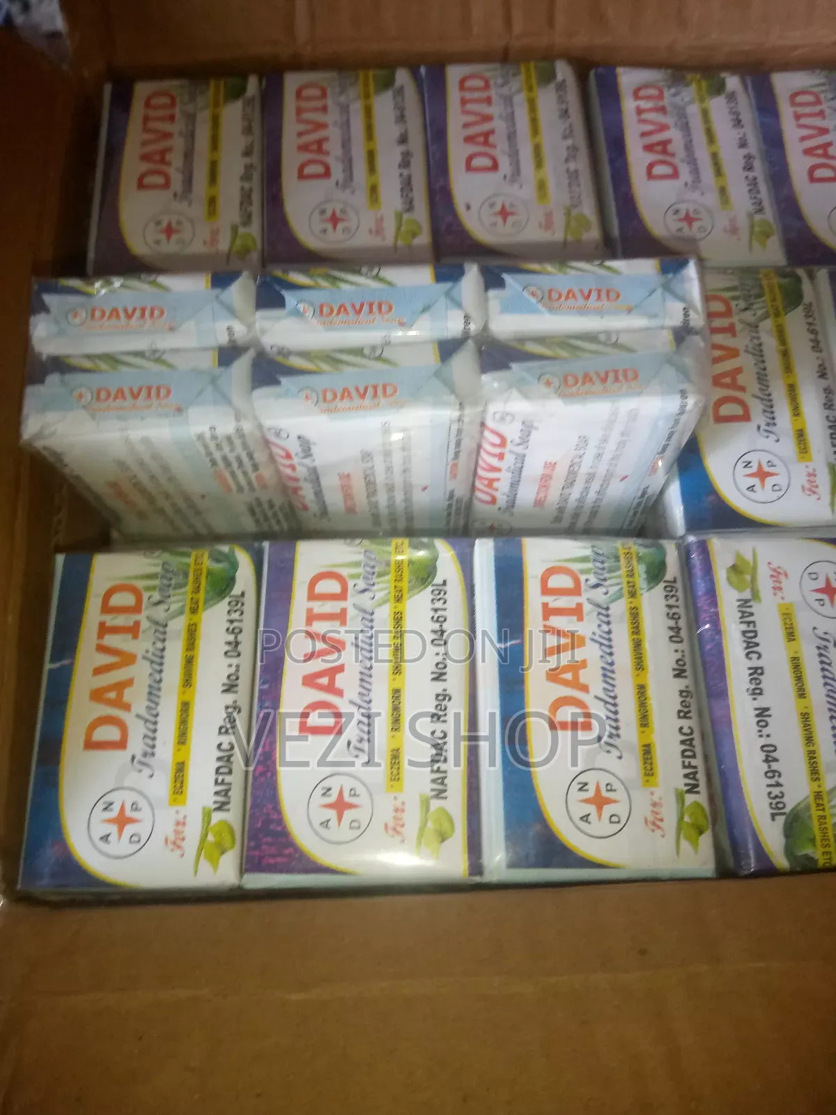David Soap: Pack of 6pcsfor; Eczema, Ringworm,Shaving Rashes