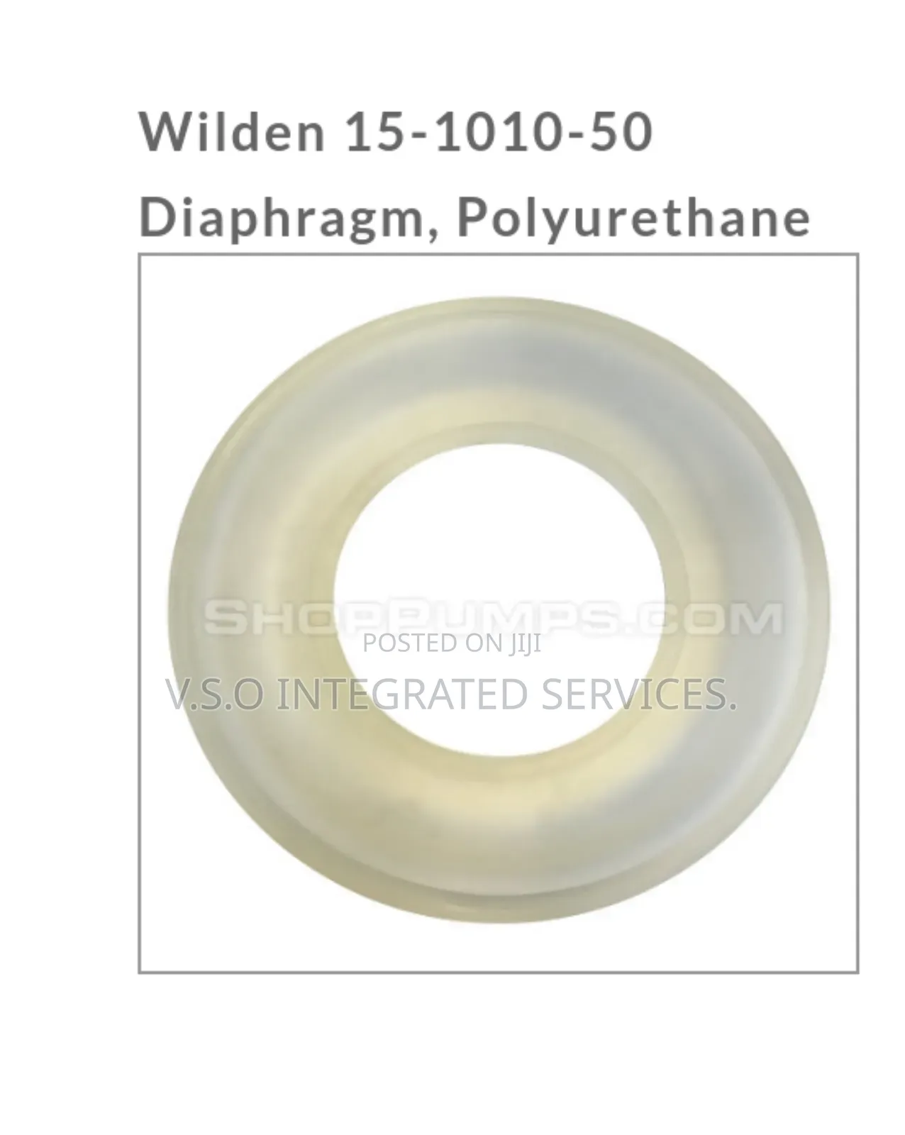 3" Diaphragm Rubber 15-1010-50