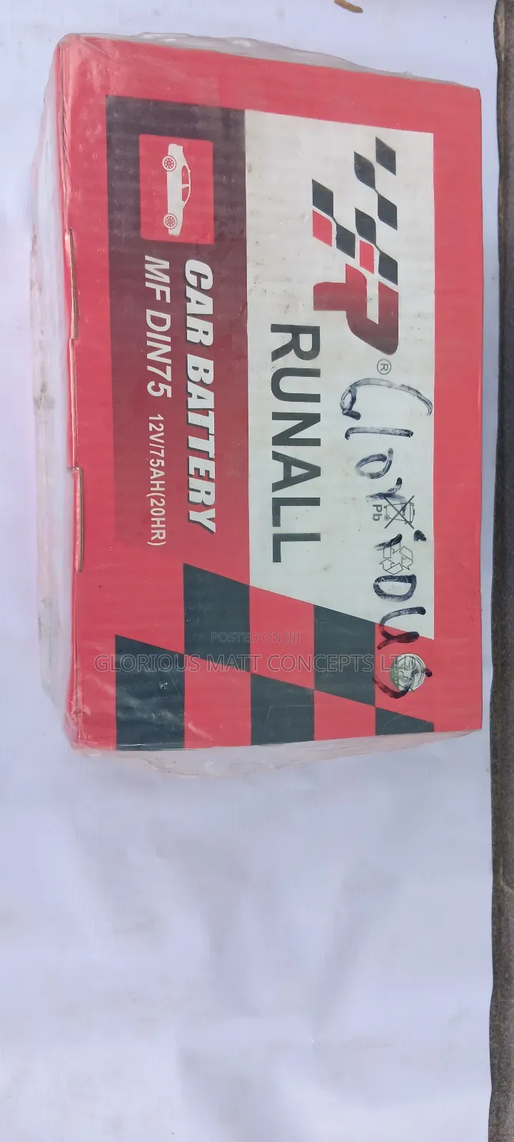 75ah Runall Korea Tech Battery