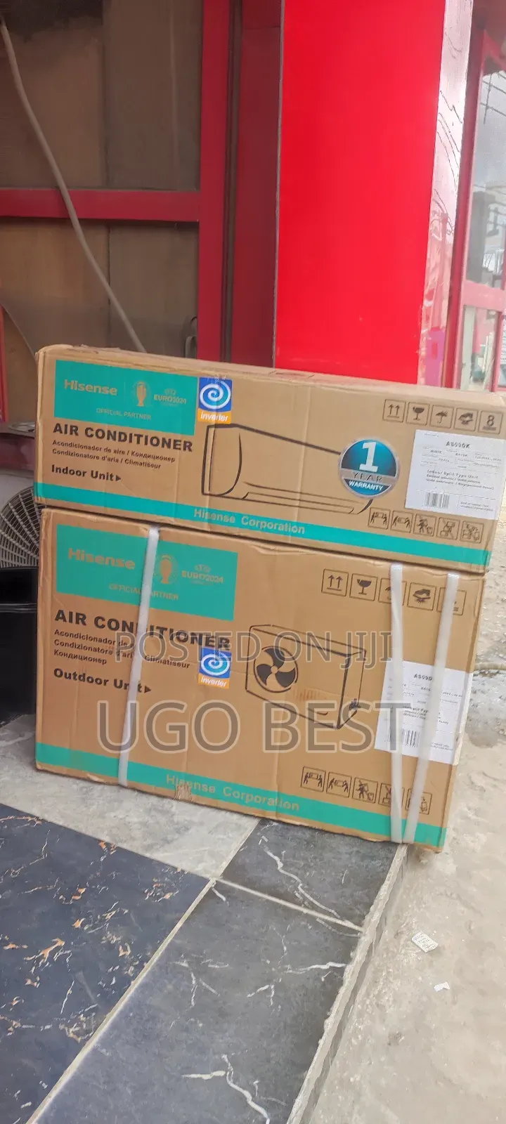 Hisense 1hp Inverter Split AC Cooper Coil 1yr Warranty