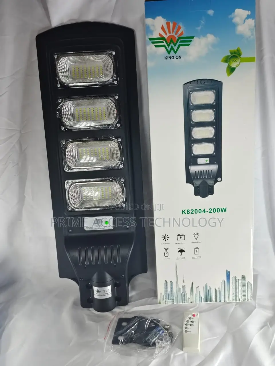 High Luminance 5 Big Eyes Solar Aio Street Light