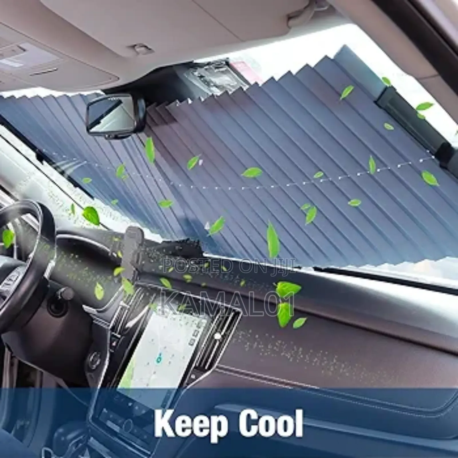 Car Curtain Protection Front Windshield Sun Visor
