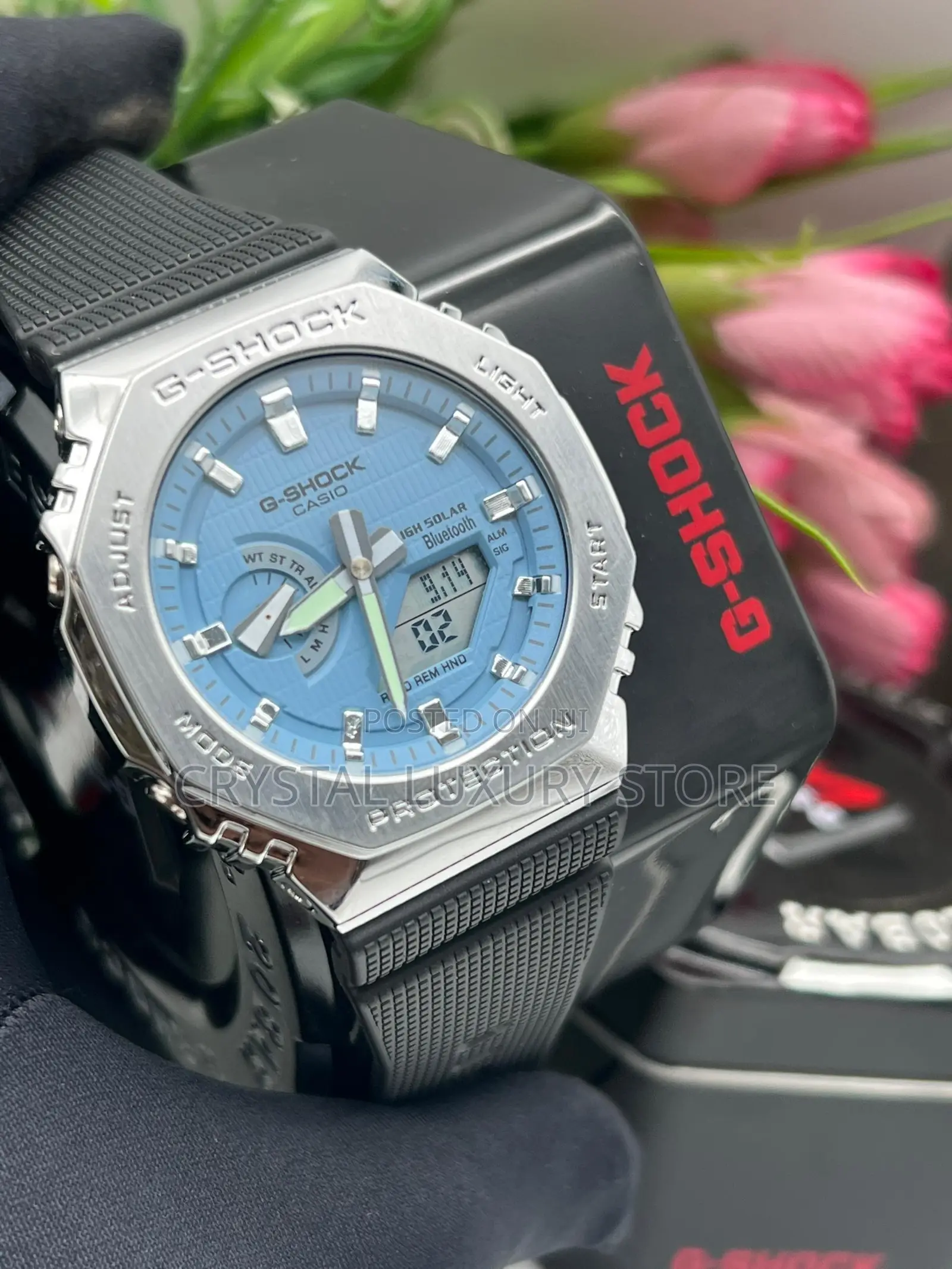 G-Shock Quality Luxury Men Rubber Strap Wristwatch