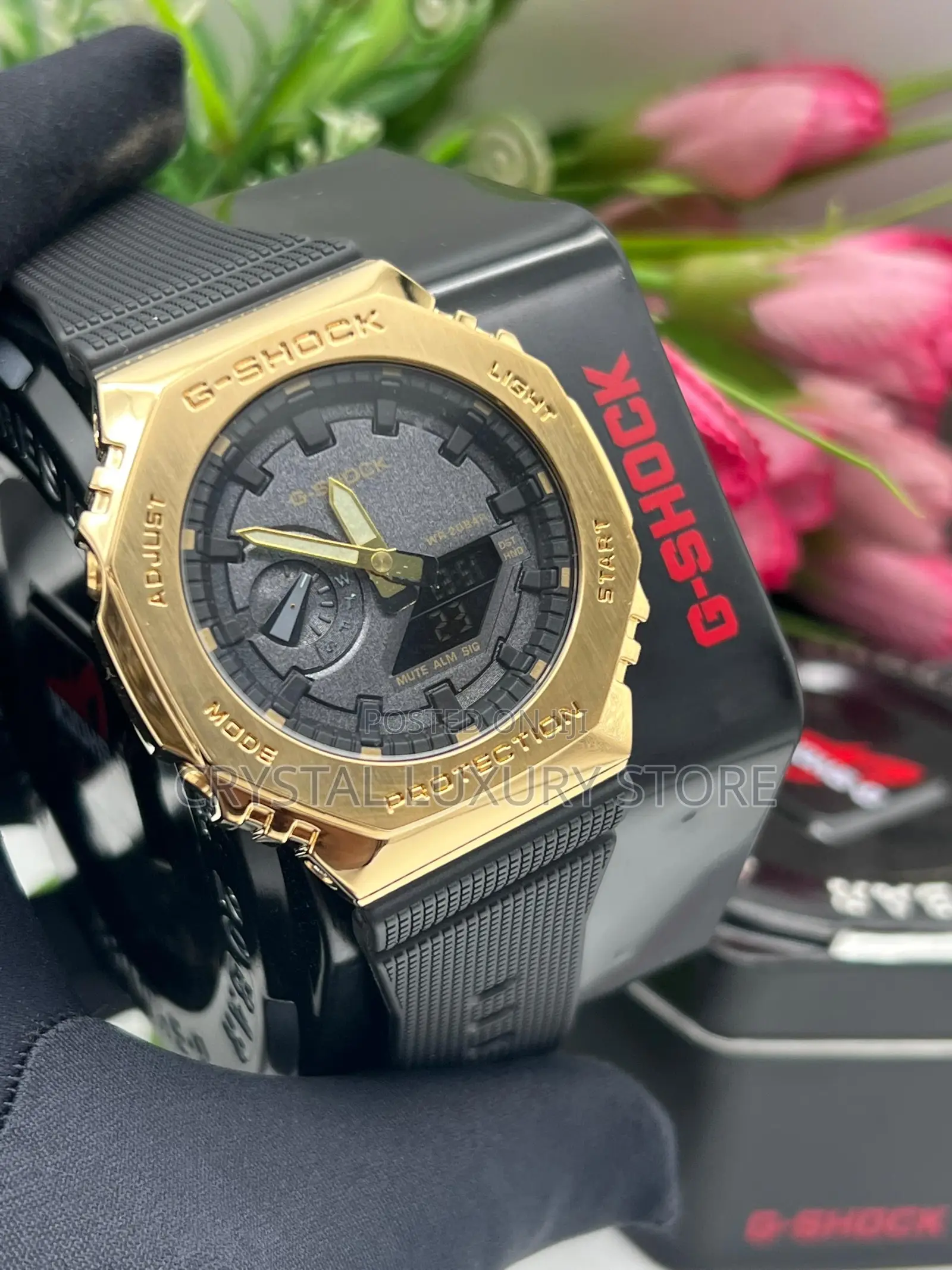G-Shock Quality Luxury Men Rubber Strap Wristwatch