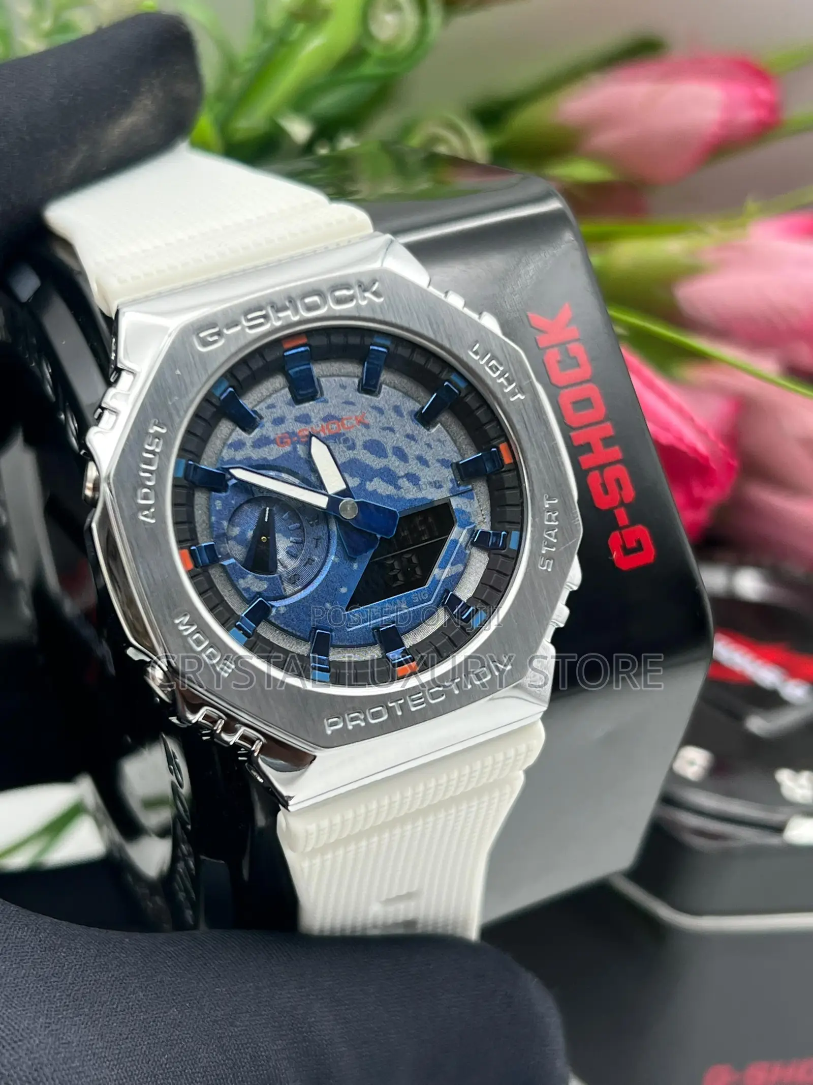 G-Shock Quality Luxury Men Rubber Strap Wristwatch