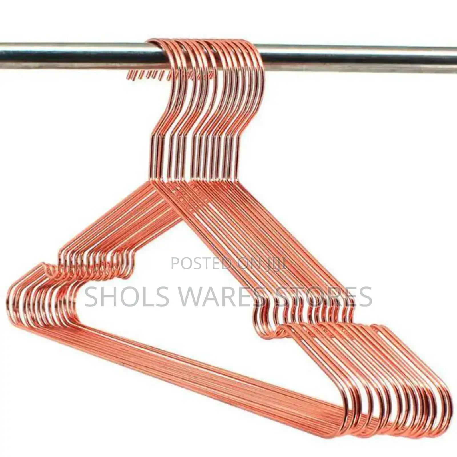 10pcs Aluminium Alloy Rose and Gold Luxury Hangers 