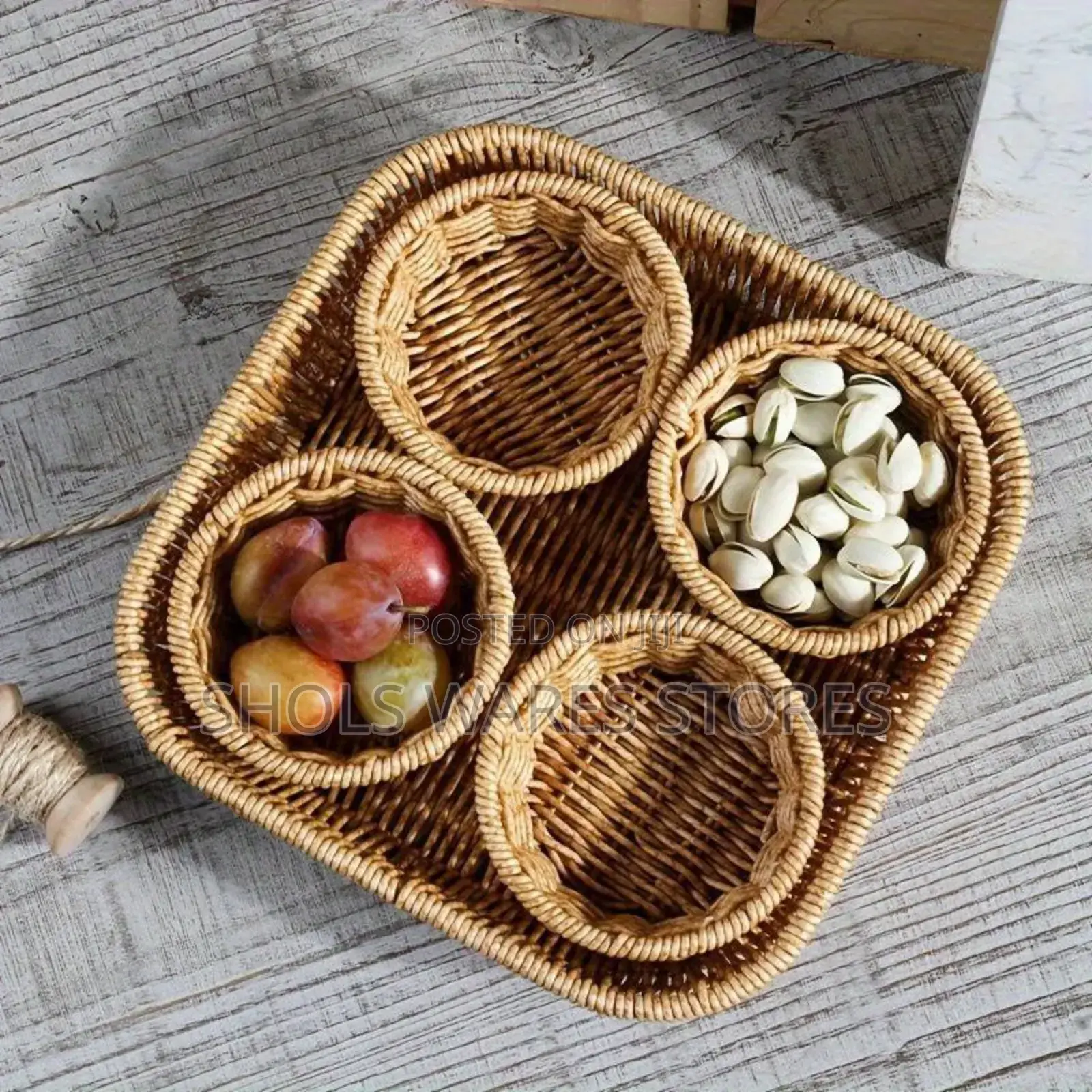 Rattan Woven Multipurpose Food Storage Basket