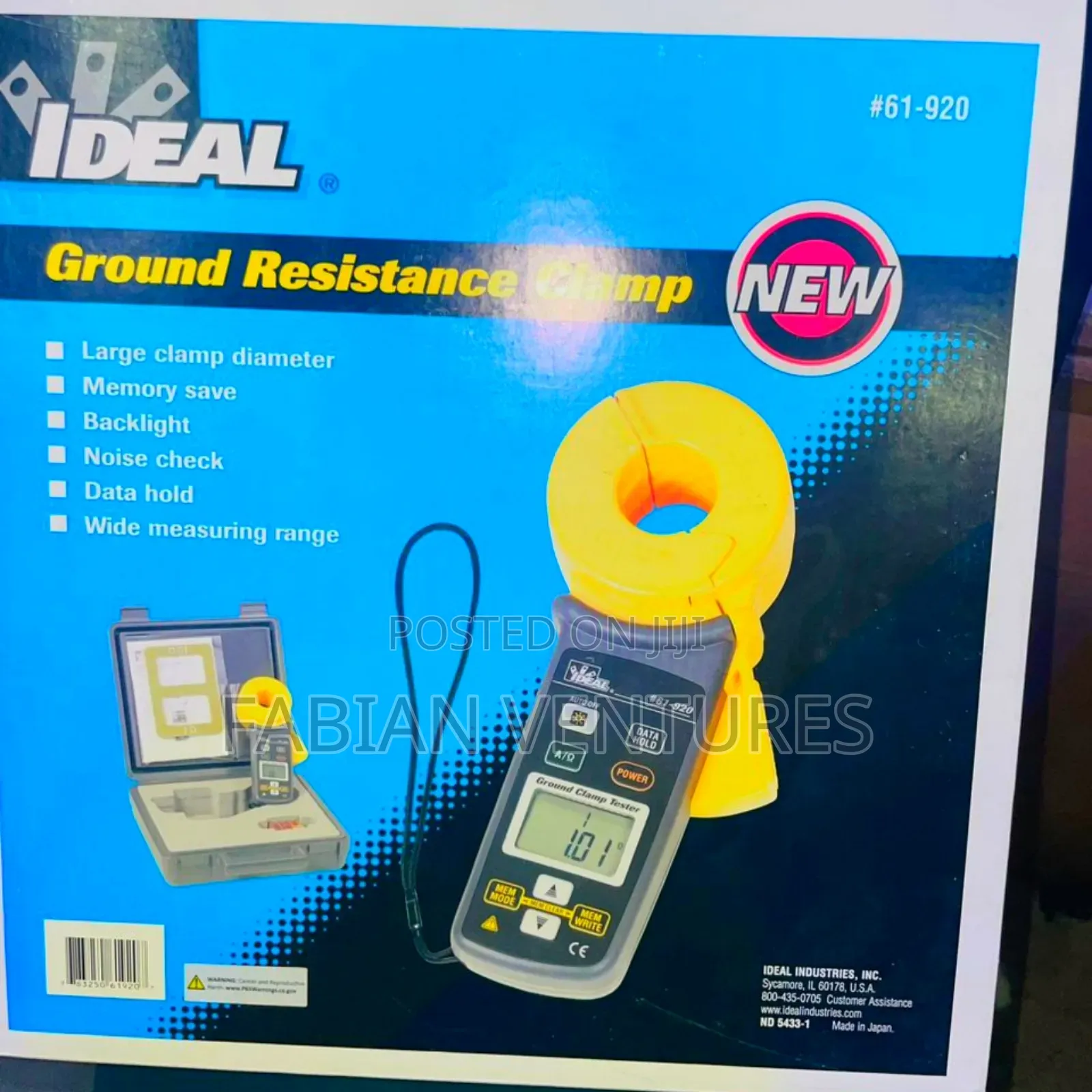 Ideal Ground Resistance Clamp