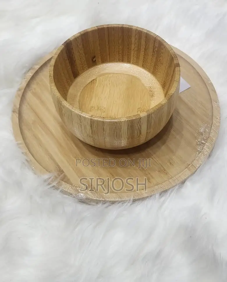 Soup Bowl and Flat Serving Plate