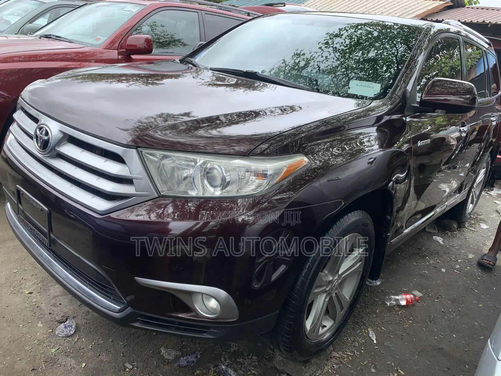 Toyota Highlander Limited 3.5l 4WD 2013 Burgundy