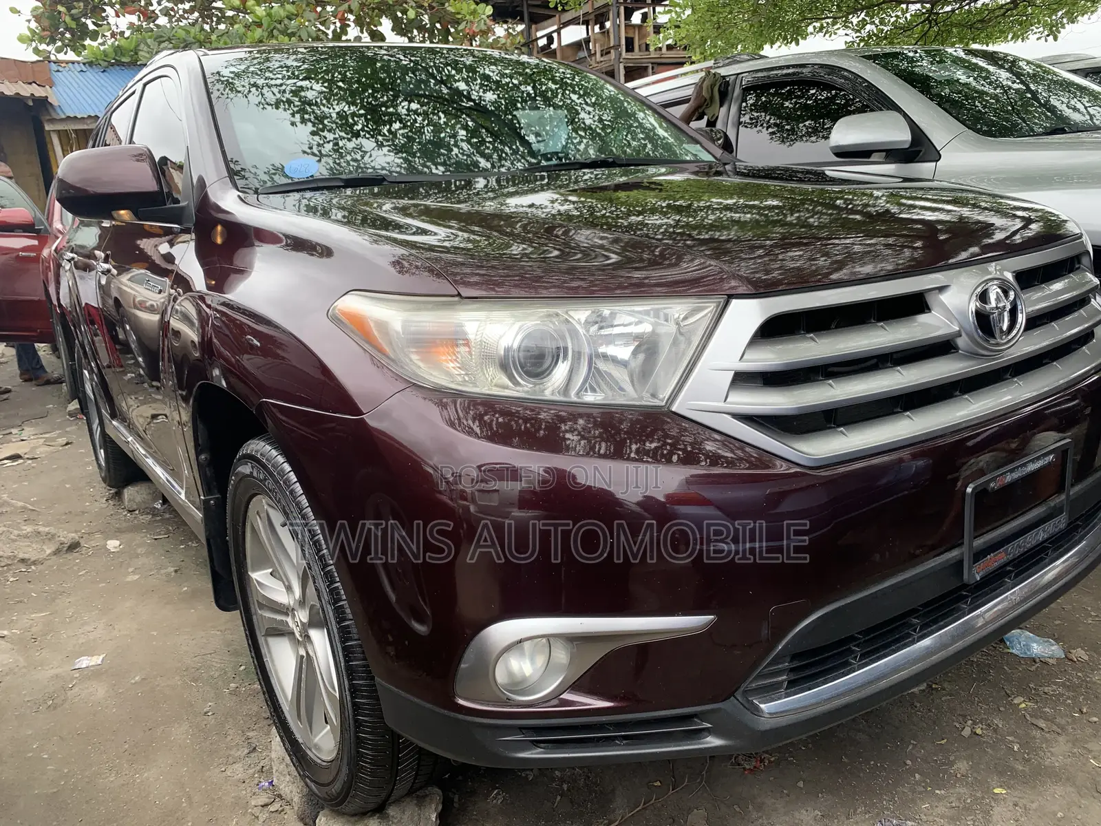 Toyota Highlander Limited 3.5l 4WD 2013 Burgundy