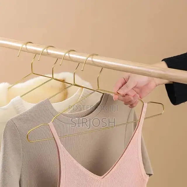 10pcs Aluminum Aloy Gold Luxury Clothes Hanger