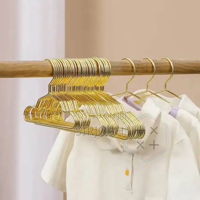 10pcs Aluminum Aloy Gold Luxury Clothes Hanger