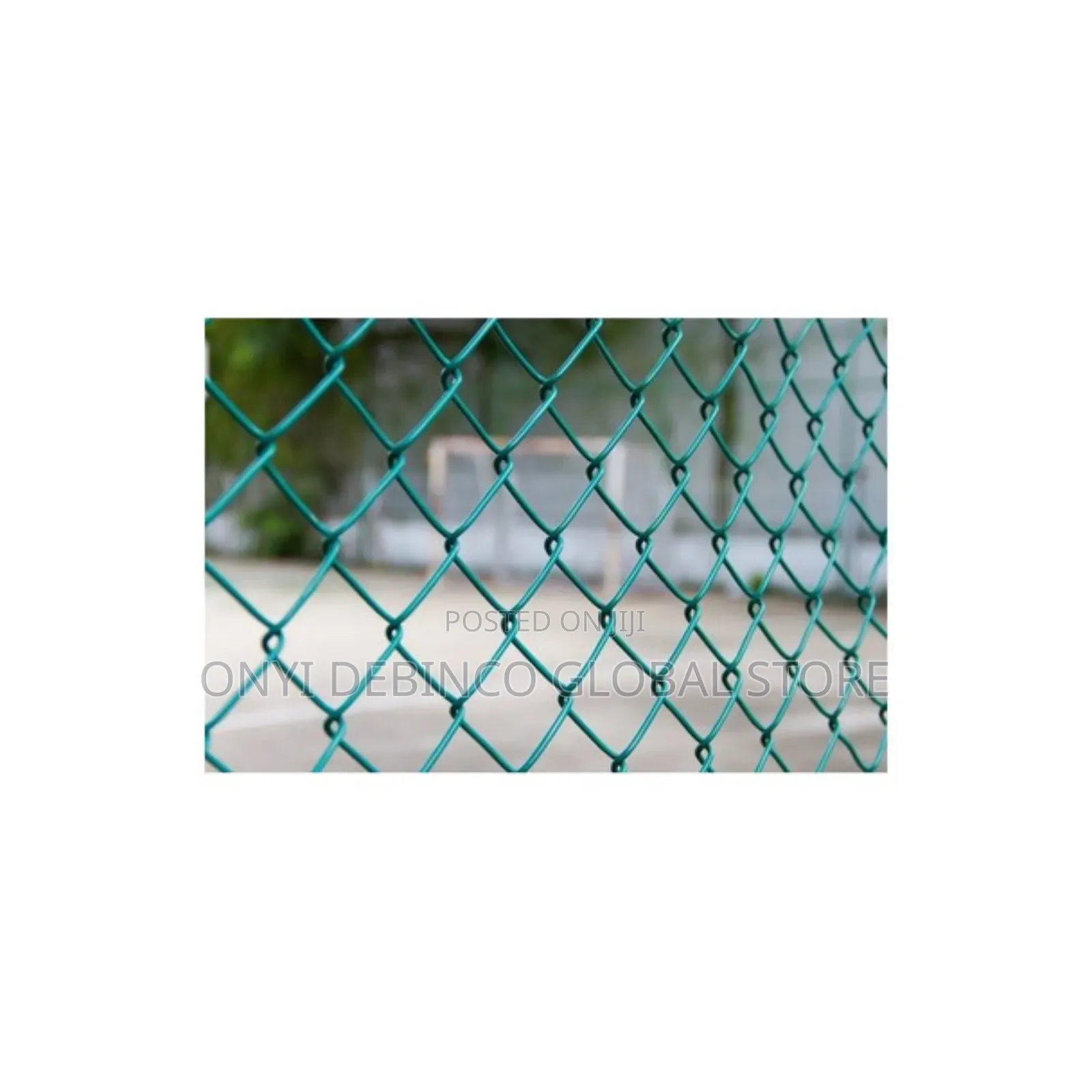 Coated Chain Link Garden Poultry Fence 6ft ×45ft/8ft by 40ft