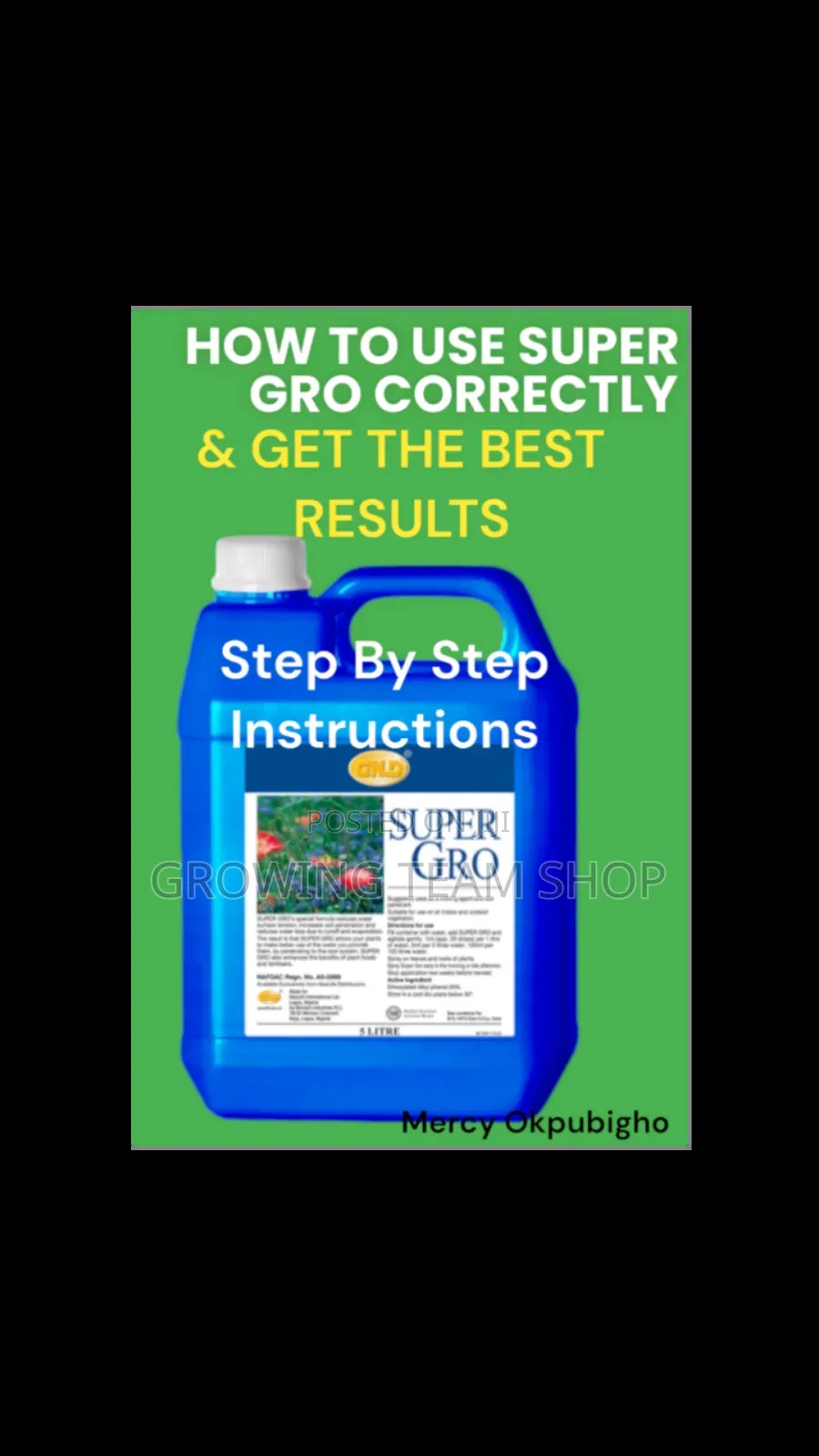Super Gro Application | How to Use Supergro Correctly Ebook PDF