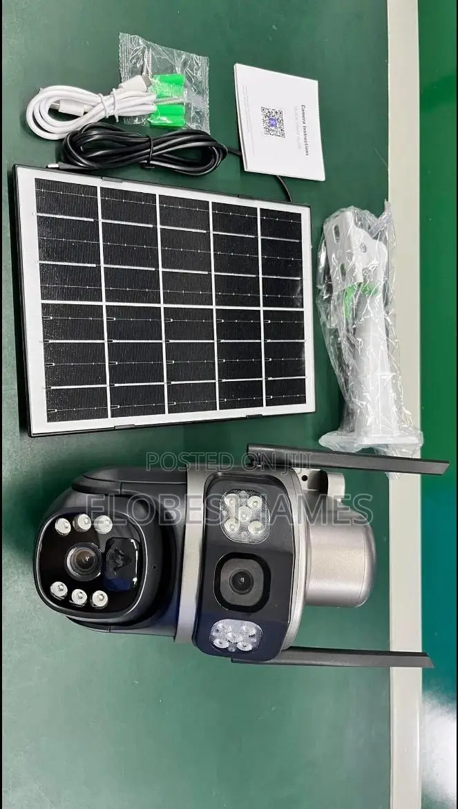 Smart Solar Threes Screen Camera 4G Outdoor/Indoor Solar