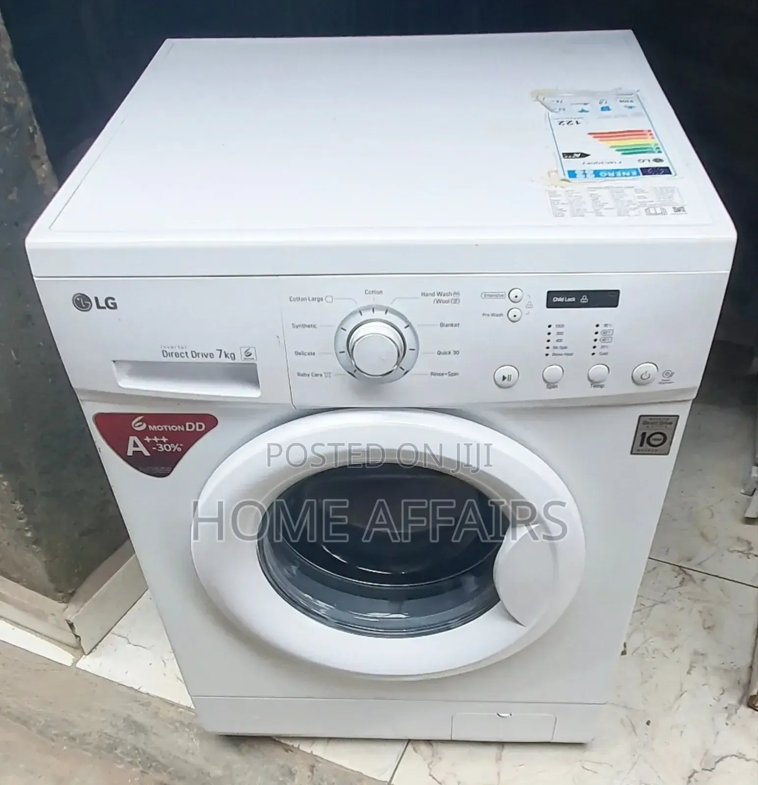 Inverter Drive LG 7kg Washing Machine +GUARANTEE