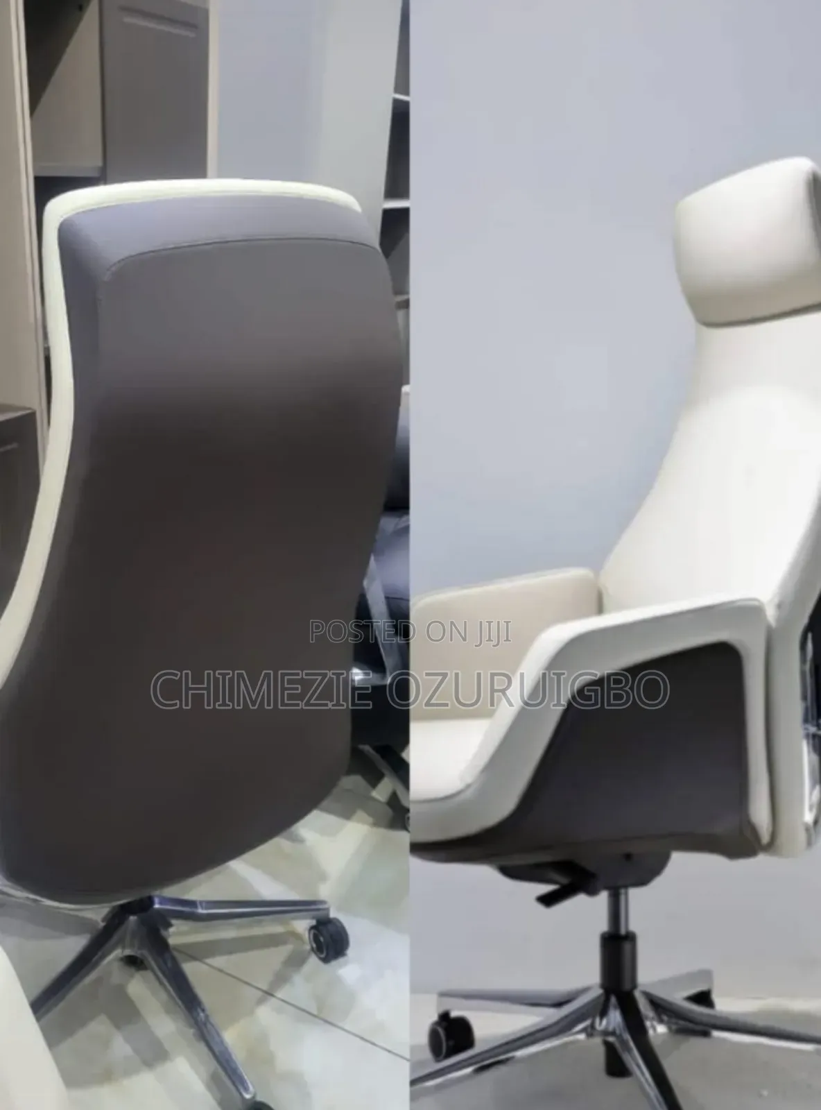 Cream Coloured Executive Swivel Chair
