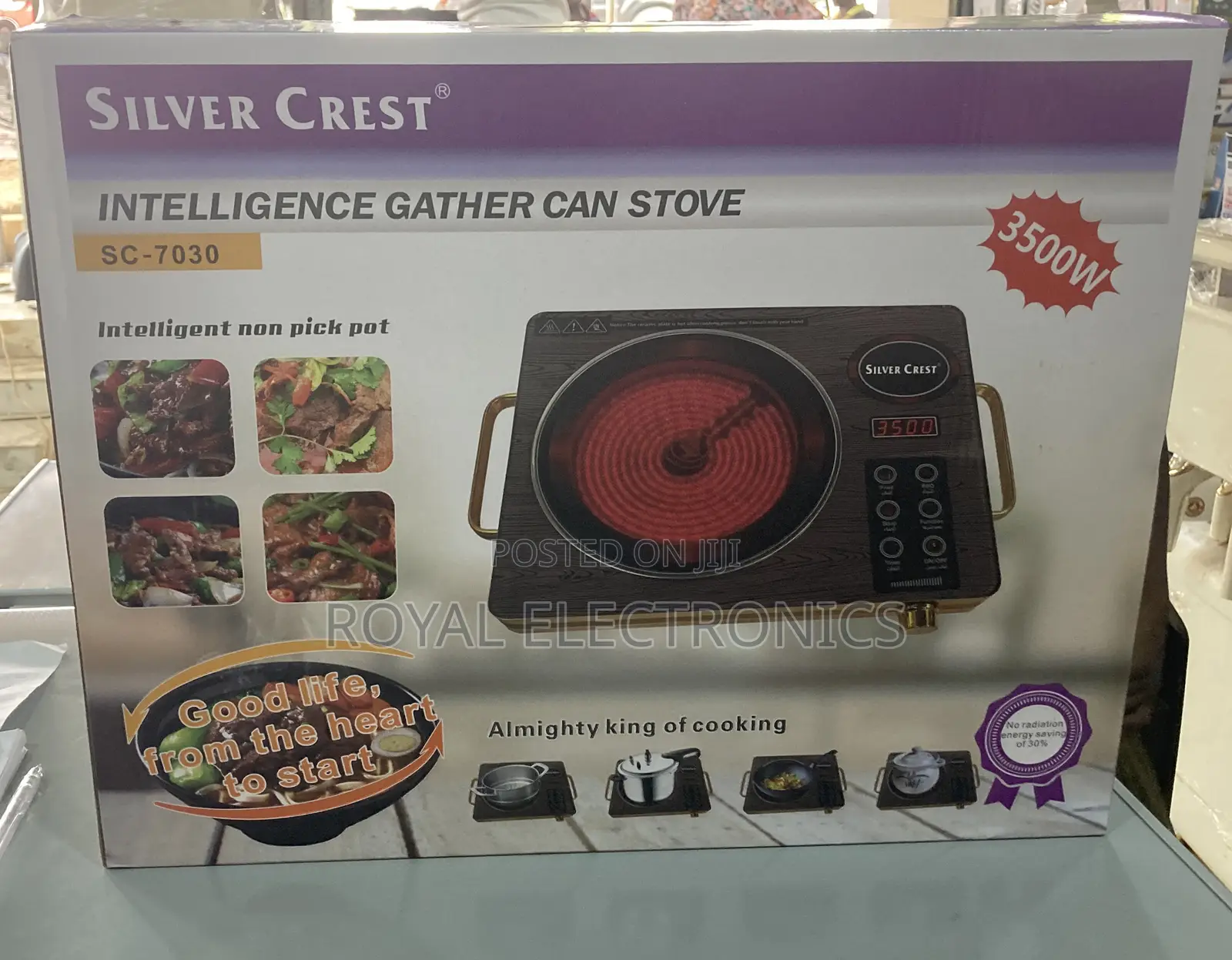 New Silver Crest Electric Intelligence Gather Can Stove