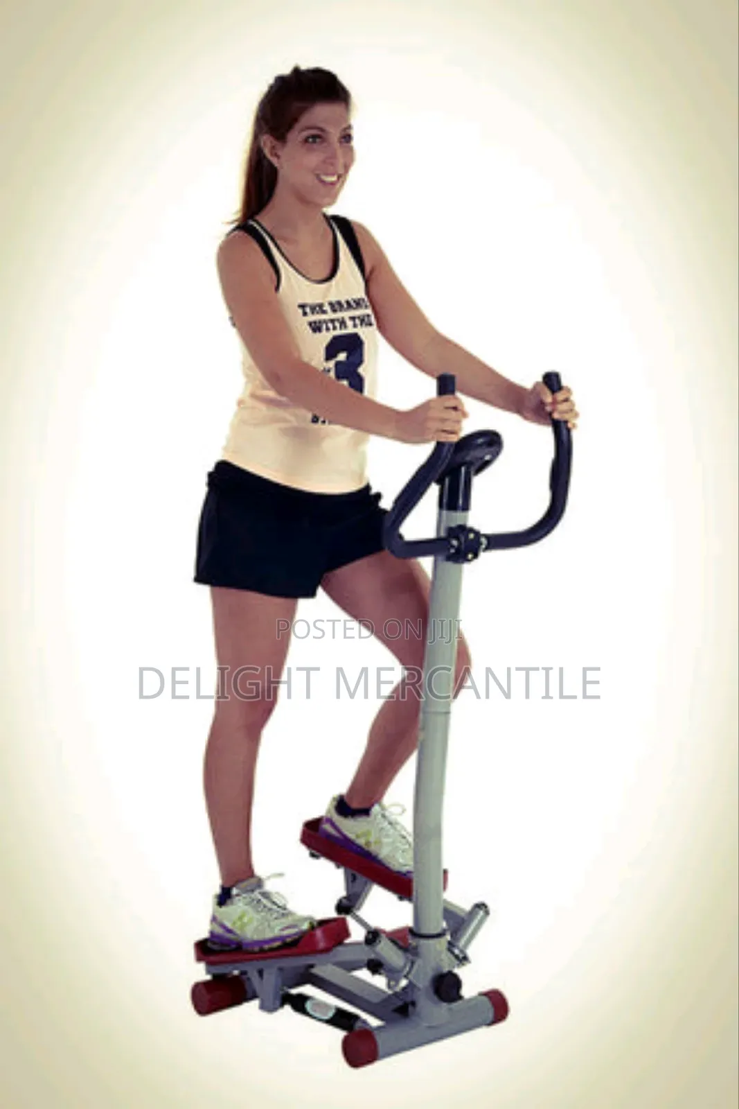 Stepper With Handle and Resistance Rope