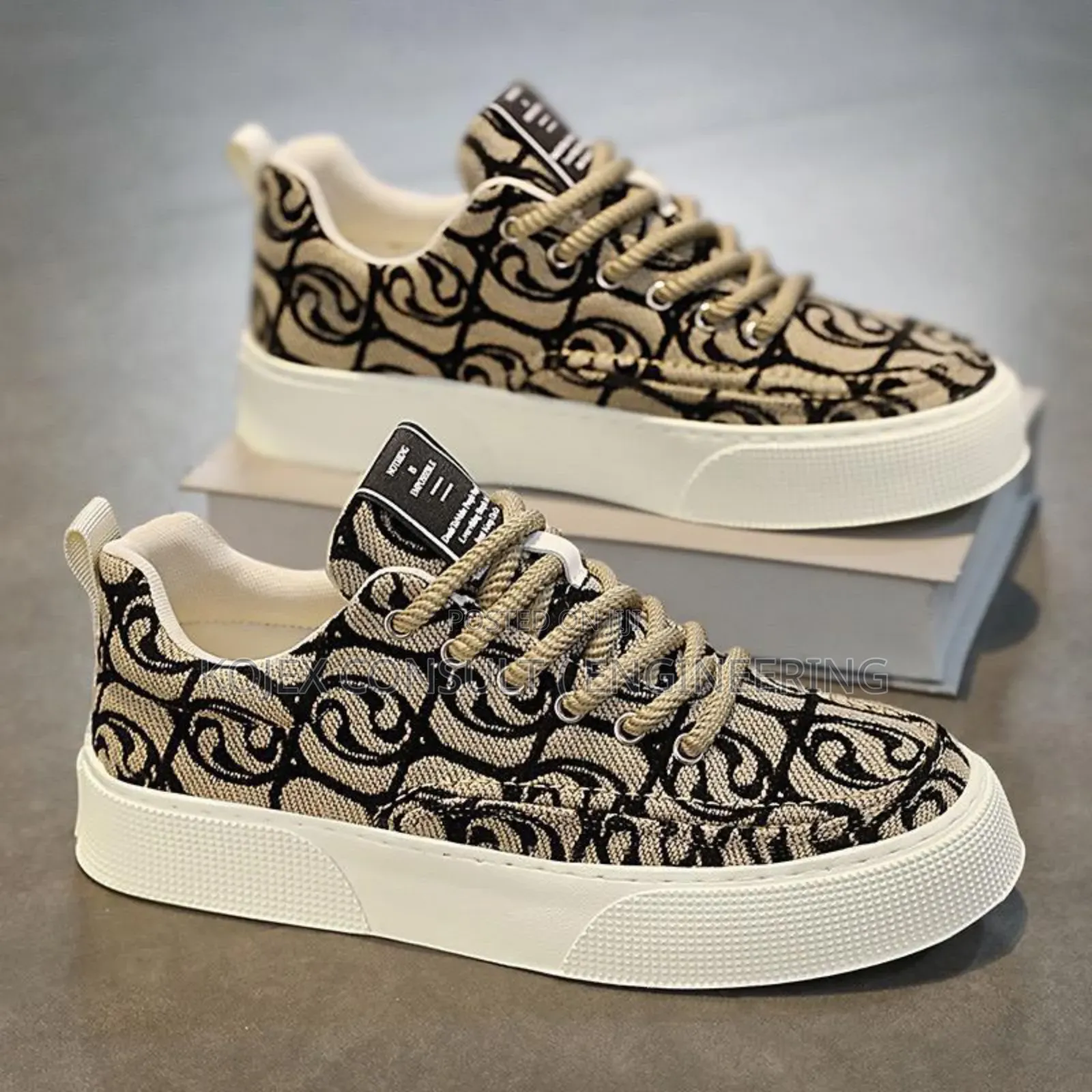 Graffiti Print Sneakers