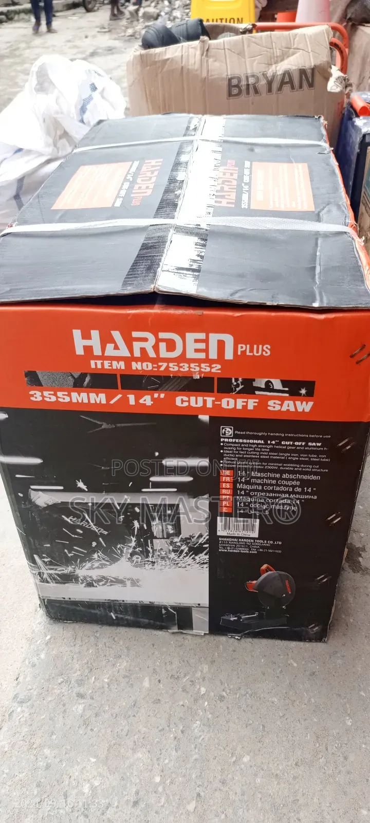 Original HARDEN Cut Off Saw 14"