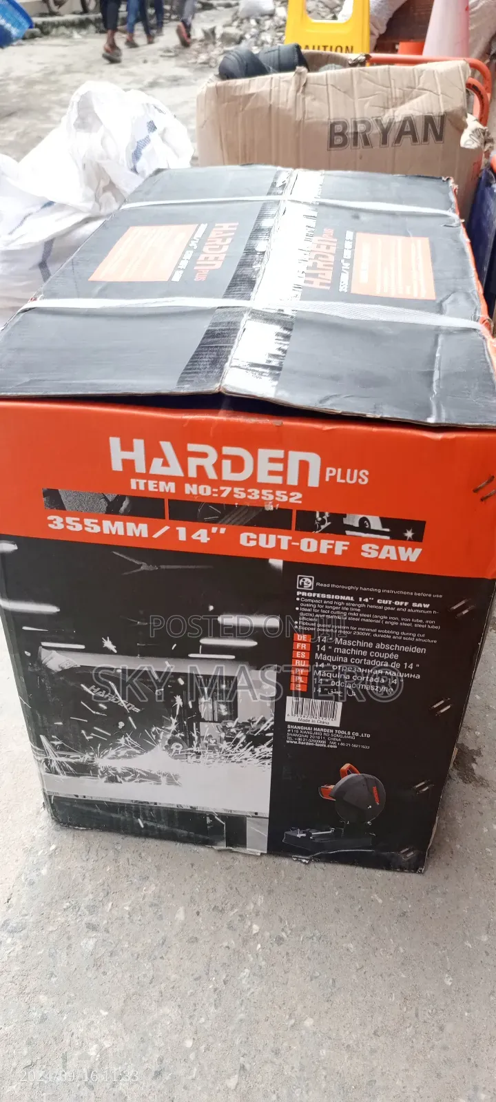 Original HARDEN Cut Off Saw 14"