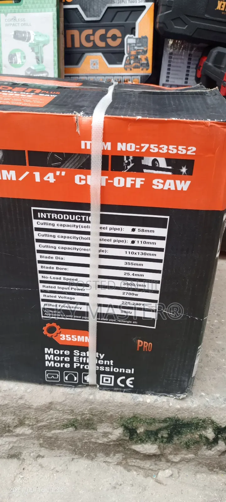 Original HARDEN Cut Off Saw 14"