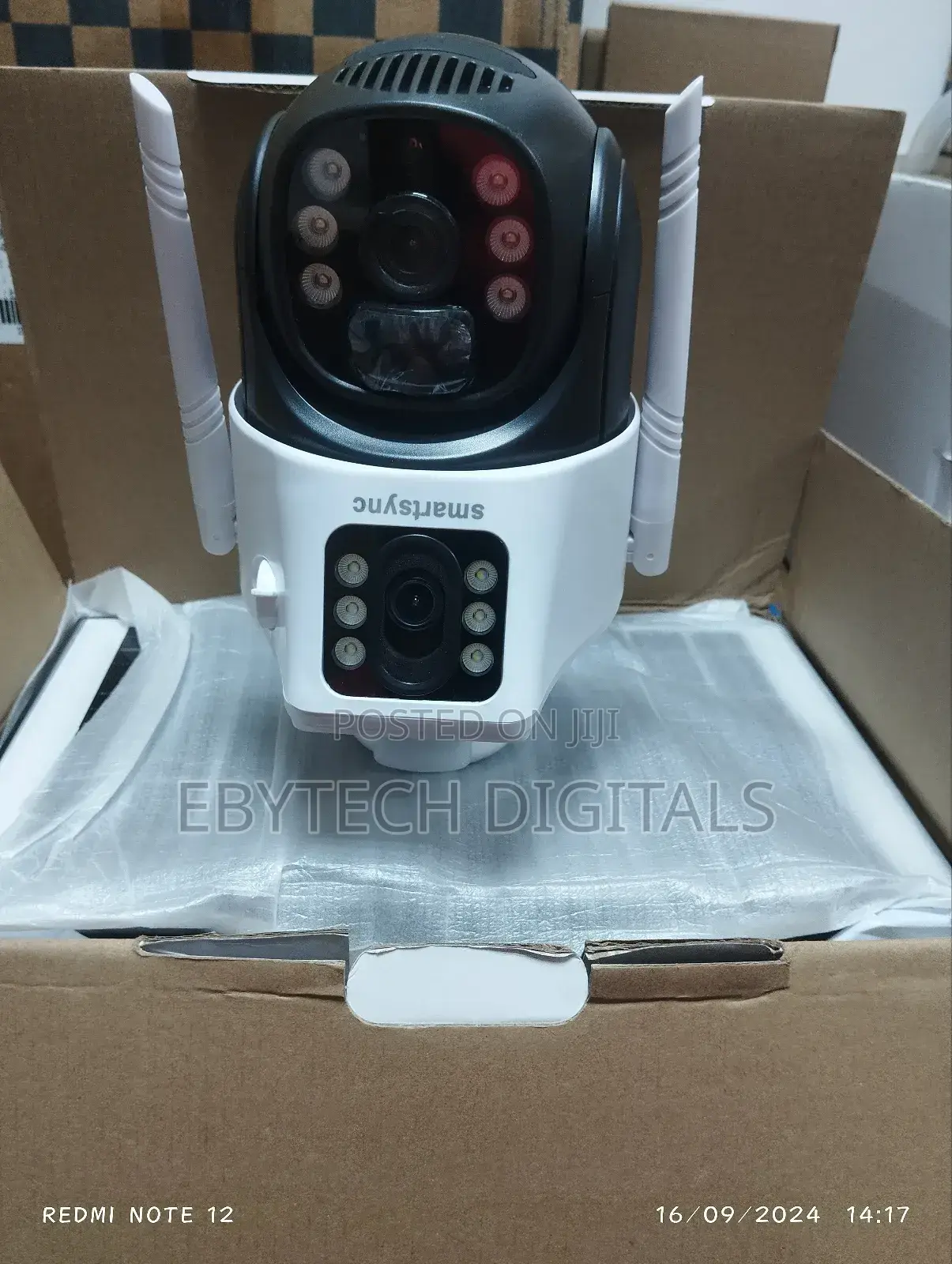 Solar PTZ Dual Lens V380 Wifi Camer