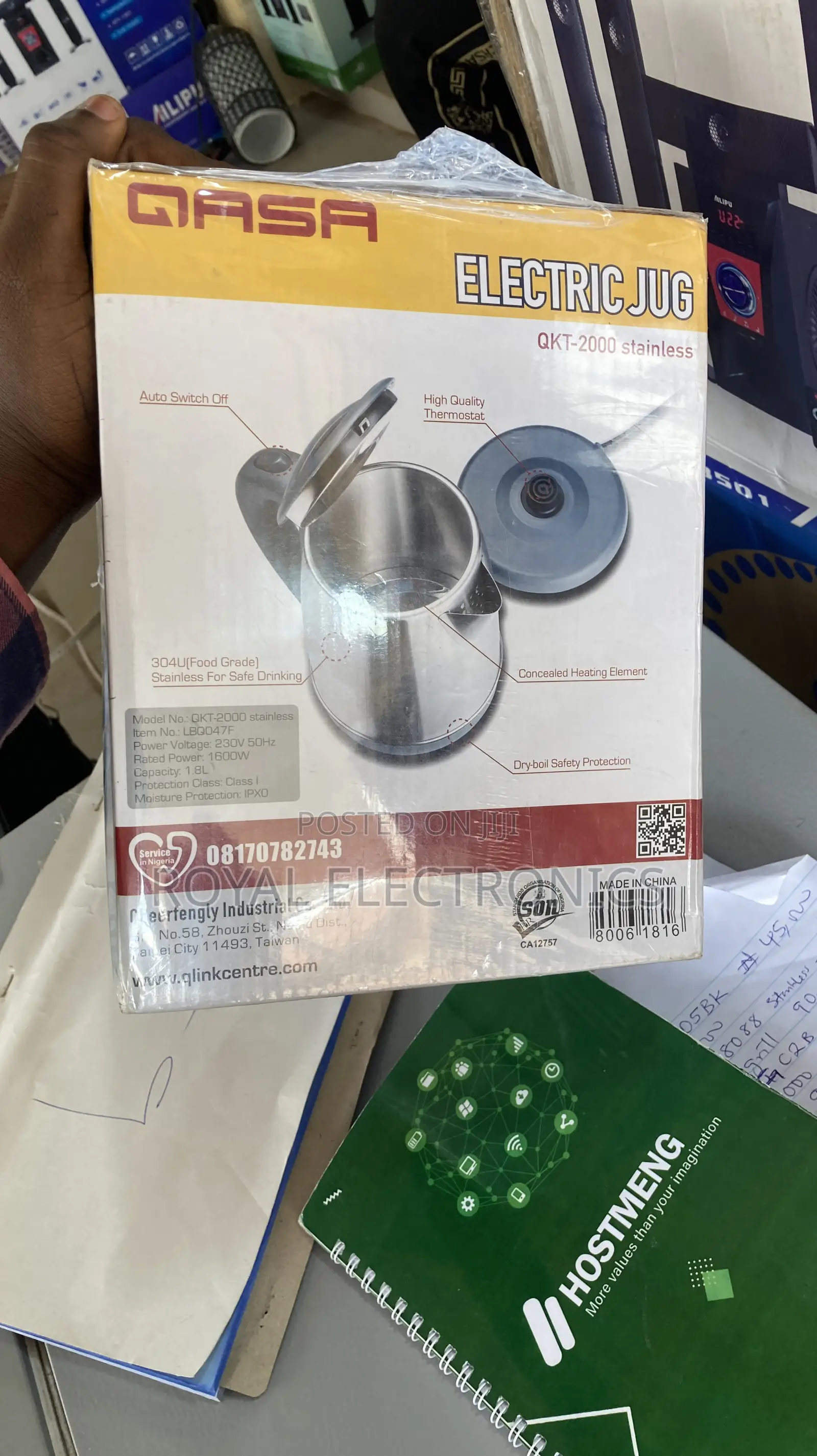 Brand New Food Grade Stainless Electric Jug