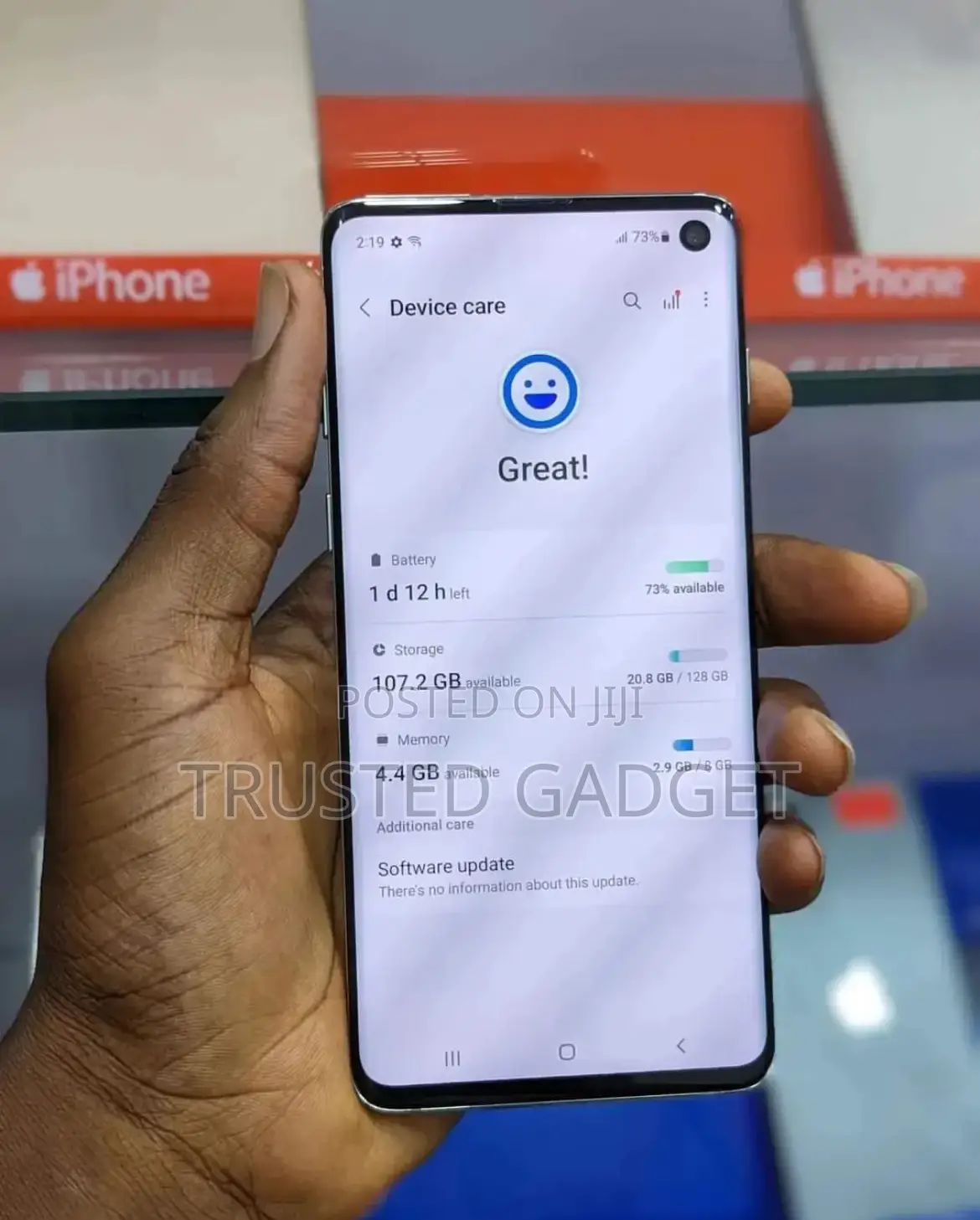Samsung Galaxy S10 128 GB Blue