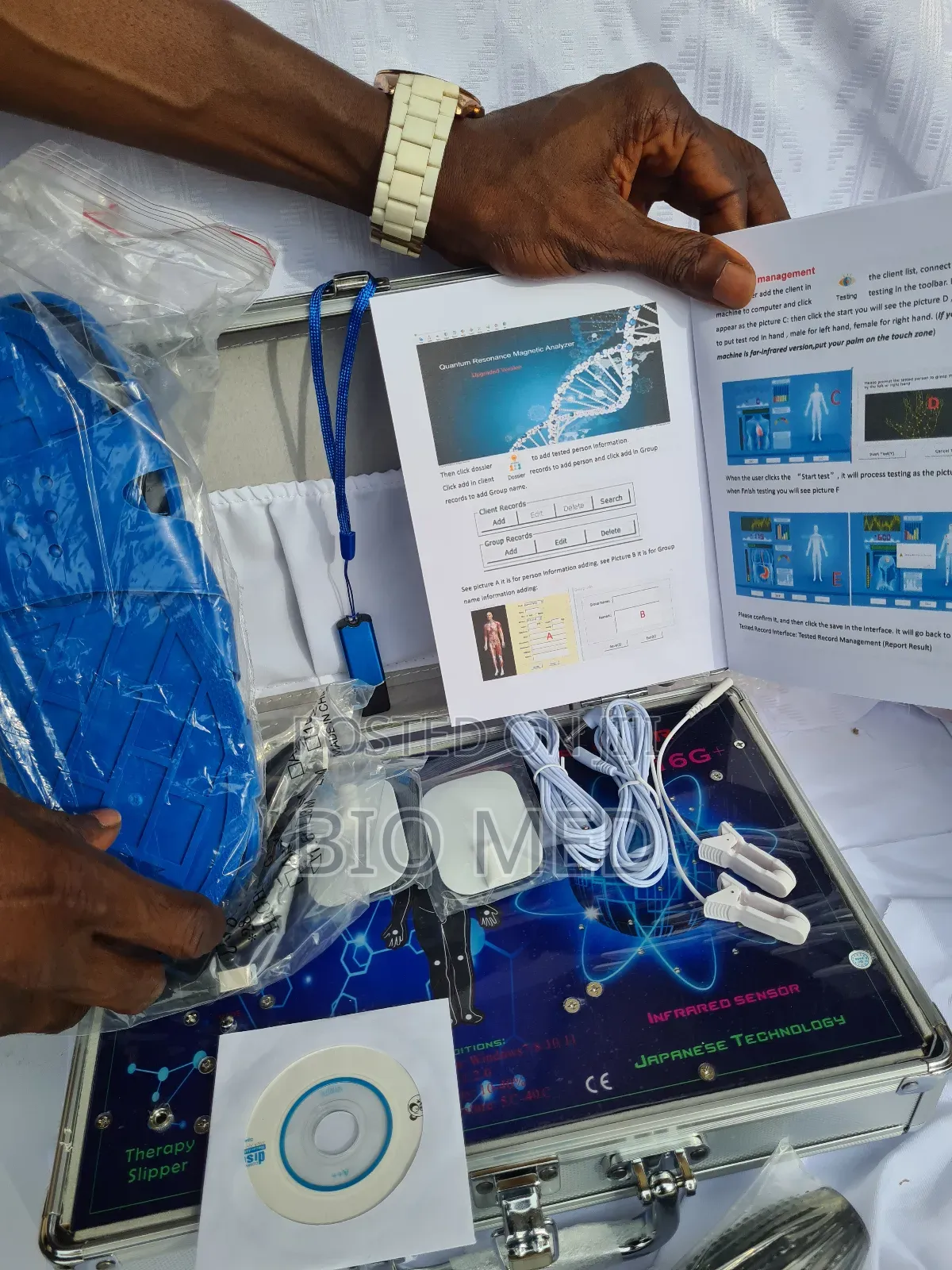 Quantum Resonance Magnetic Analyser, 4 in 1 Quantum Analyser