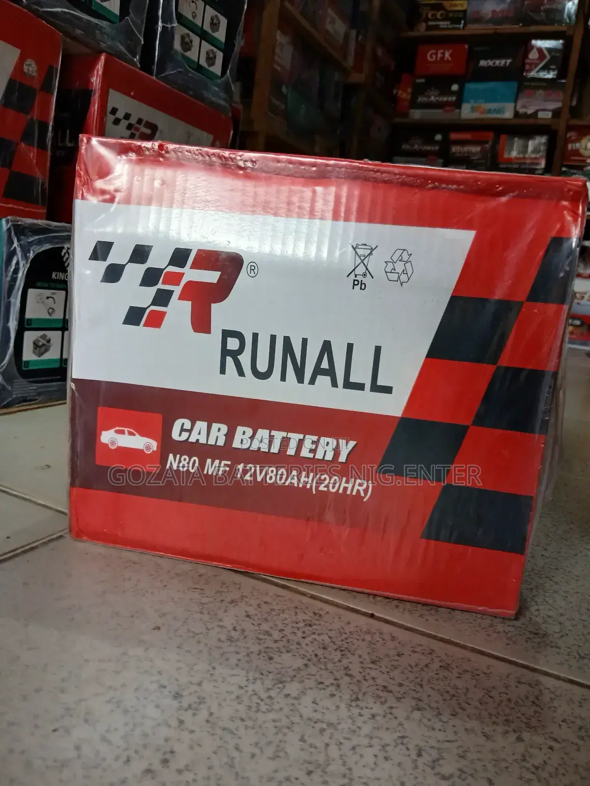 Car Battery 75ah With 1year Guarantee