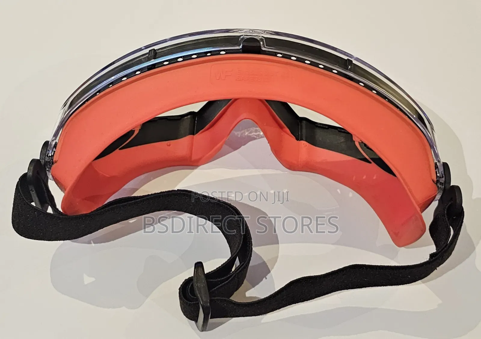 Premium Clear Safety Goggles Wide Vision Antifog Soft Rubber