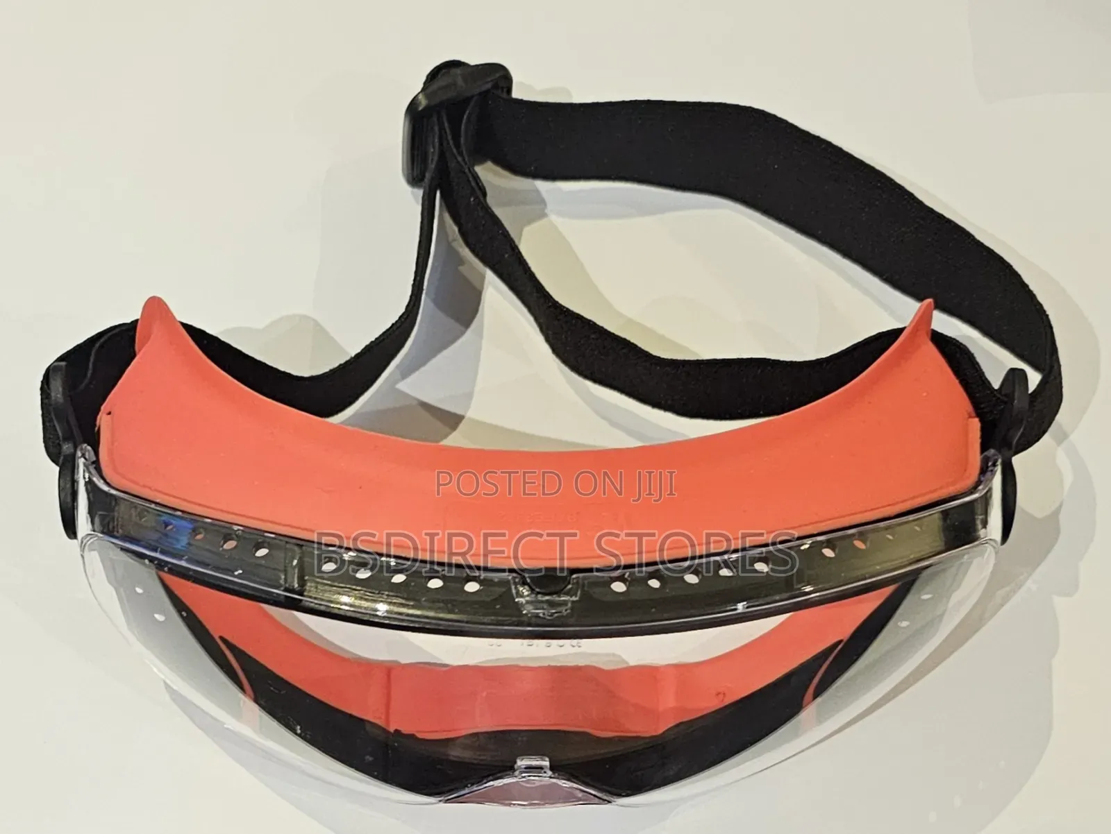 Premium Clear Safety Goggles Wide Vision Antifog Soft Rubber