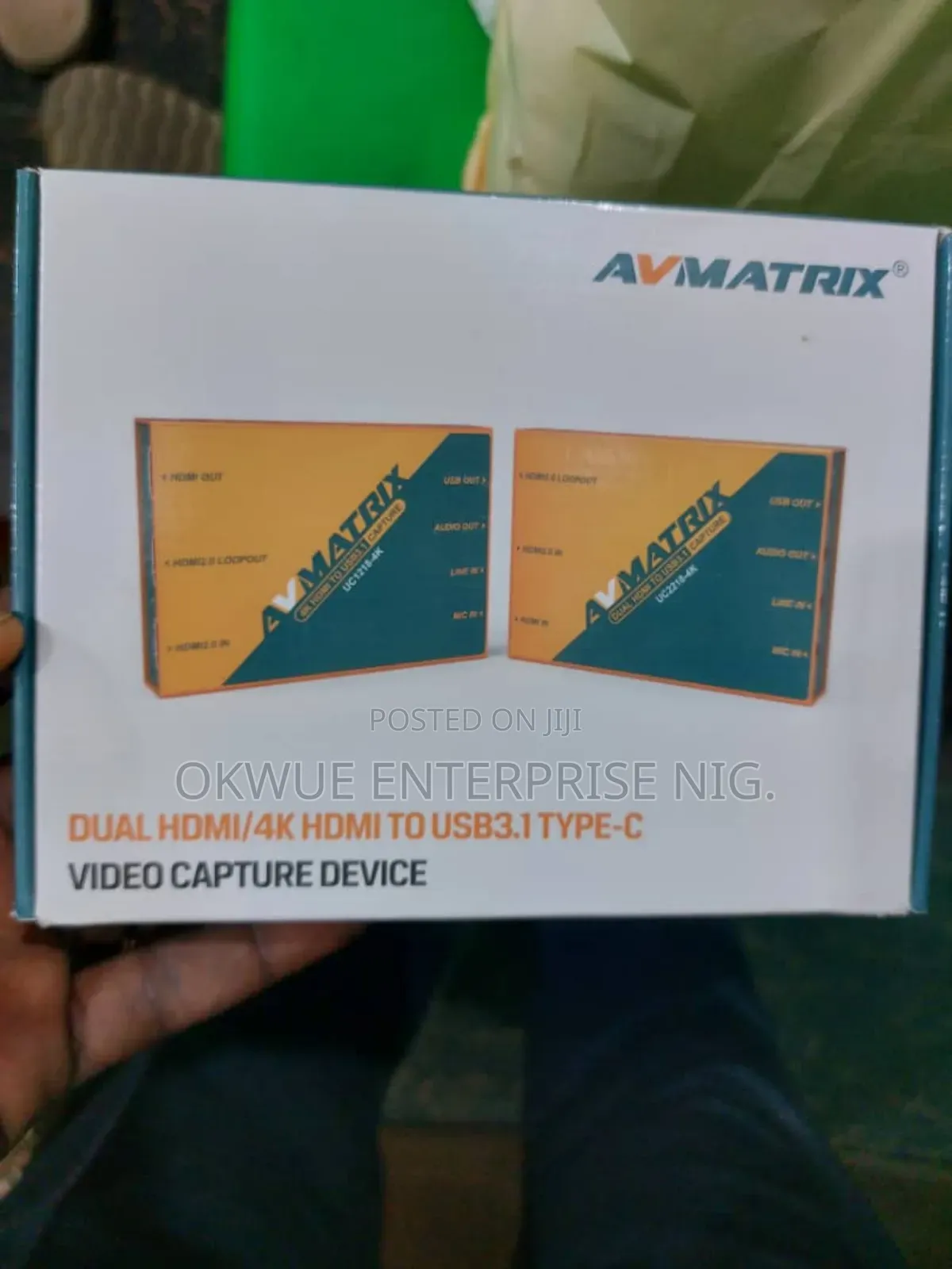 Avmatrix Dual HDMI to Type C Video Capture Device
