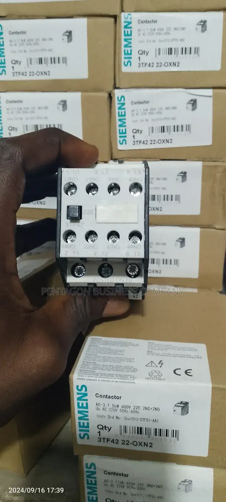 3tf42 Siemens Contactor (35ahms)