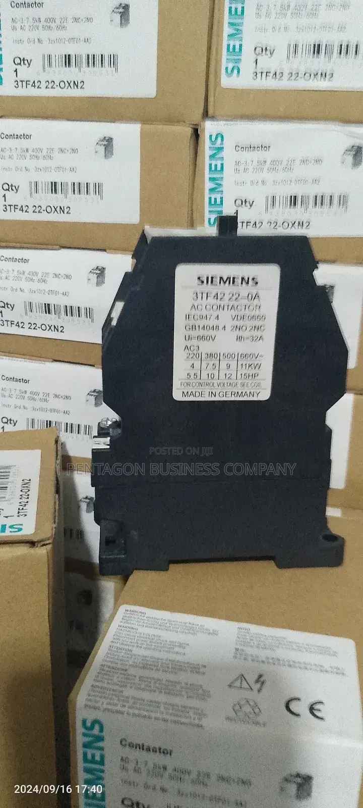 3tf42 Siemens Contactor (35ahms)