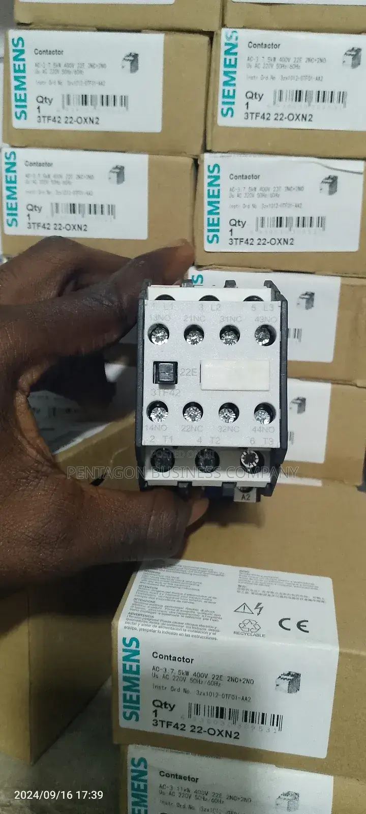 3tf42 Siemens Contactor (35ahms)
