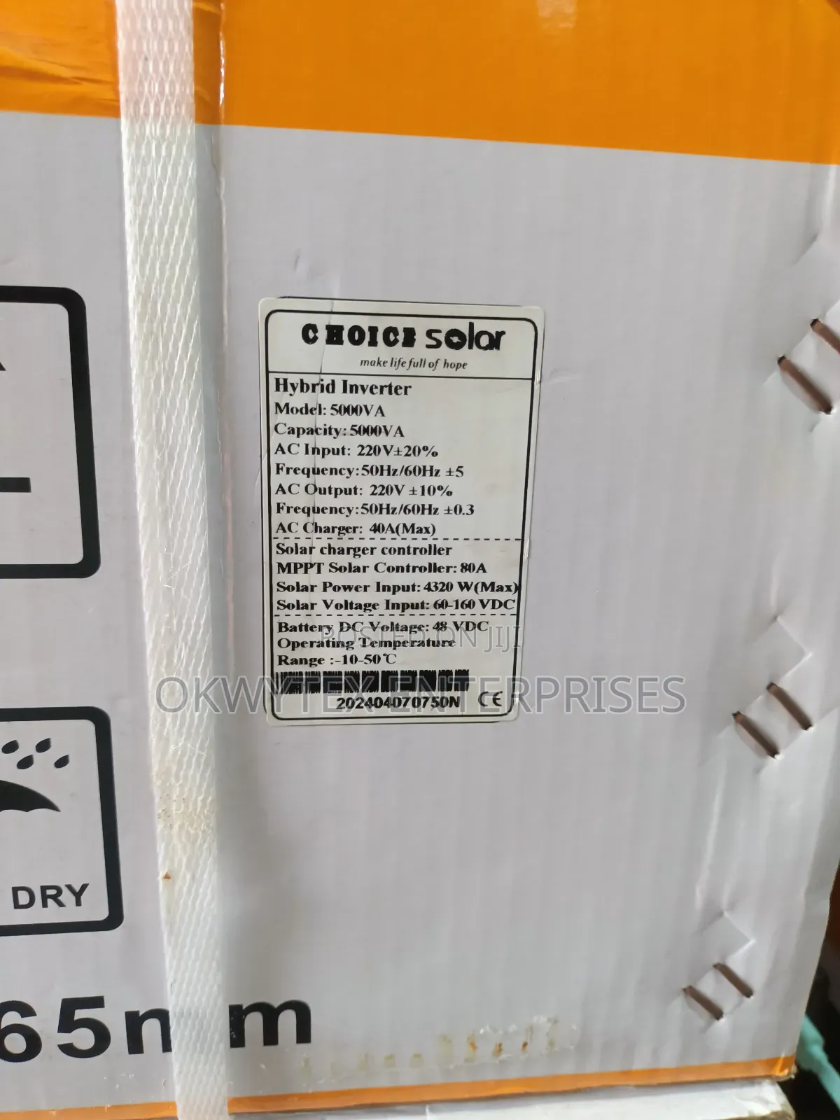 5kva 48V Hybrid Choice Solar Inverter Pure Sine Wave