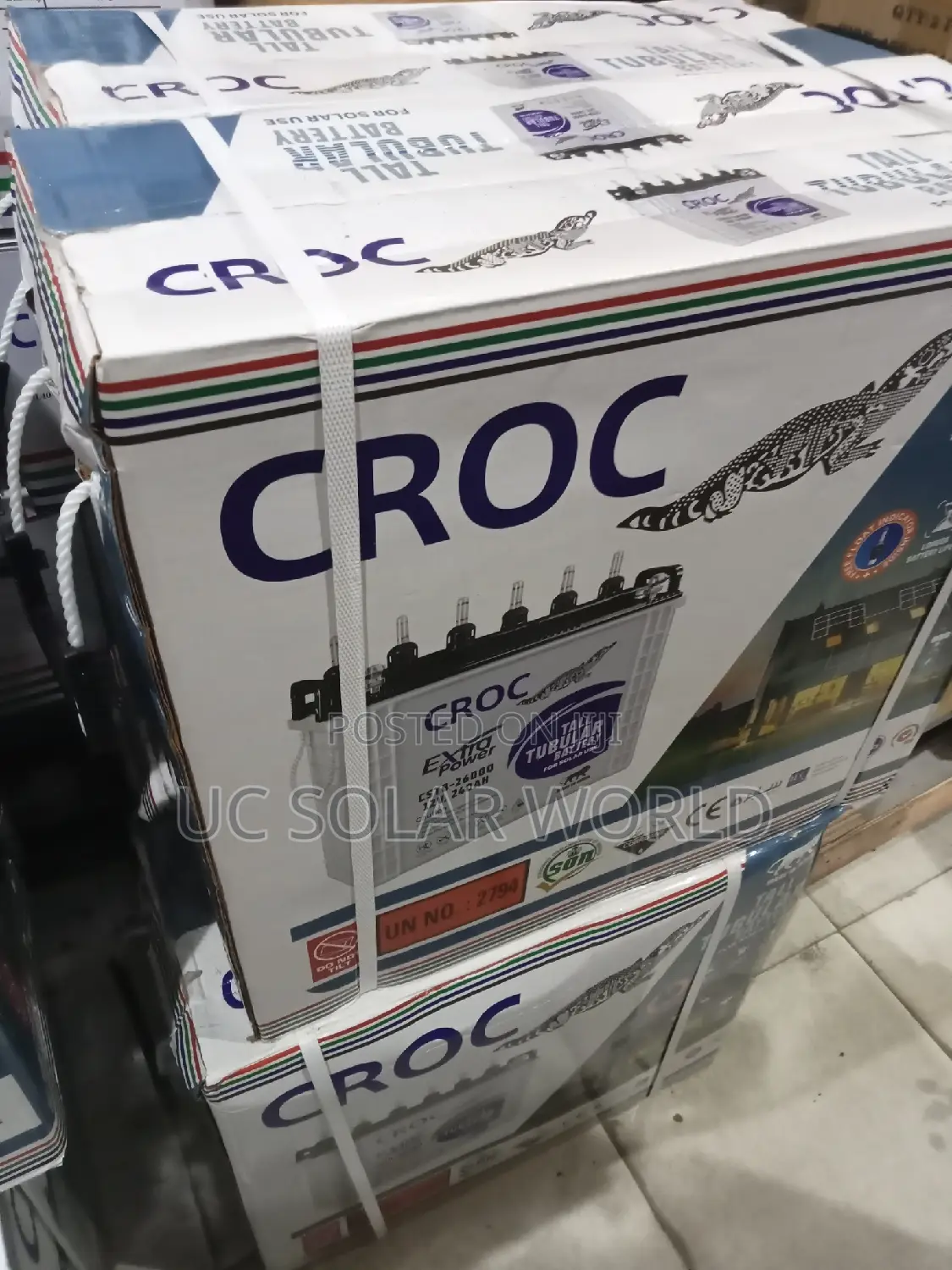 Croc 220ah 12v Tubular Battery