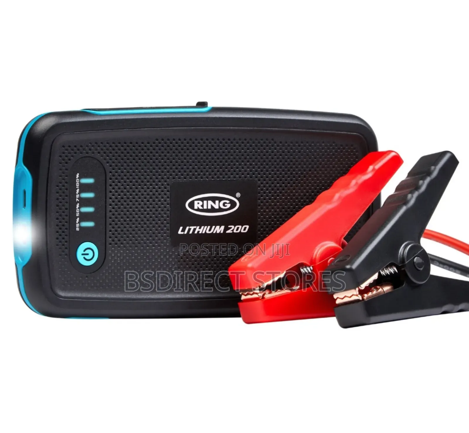 Ring 2.0L Micro Car Battery Fast Jump Starter + Power Bnak.